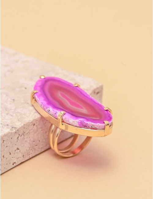 ANEL CHAPA ÁGATA ROSA - AN7000VO02
