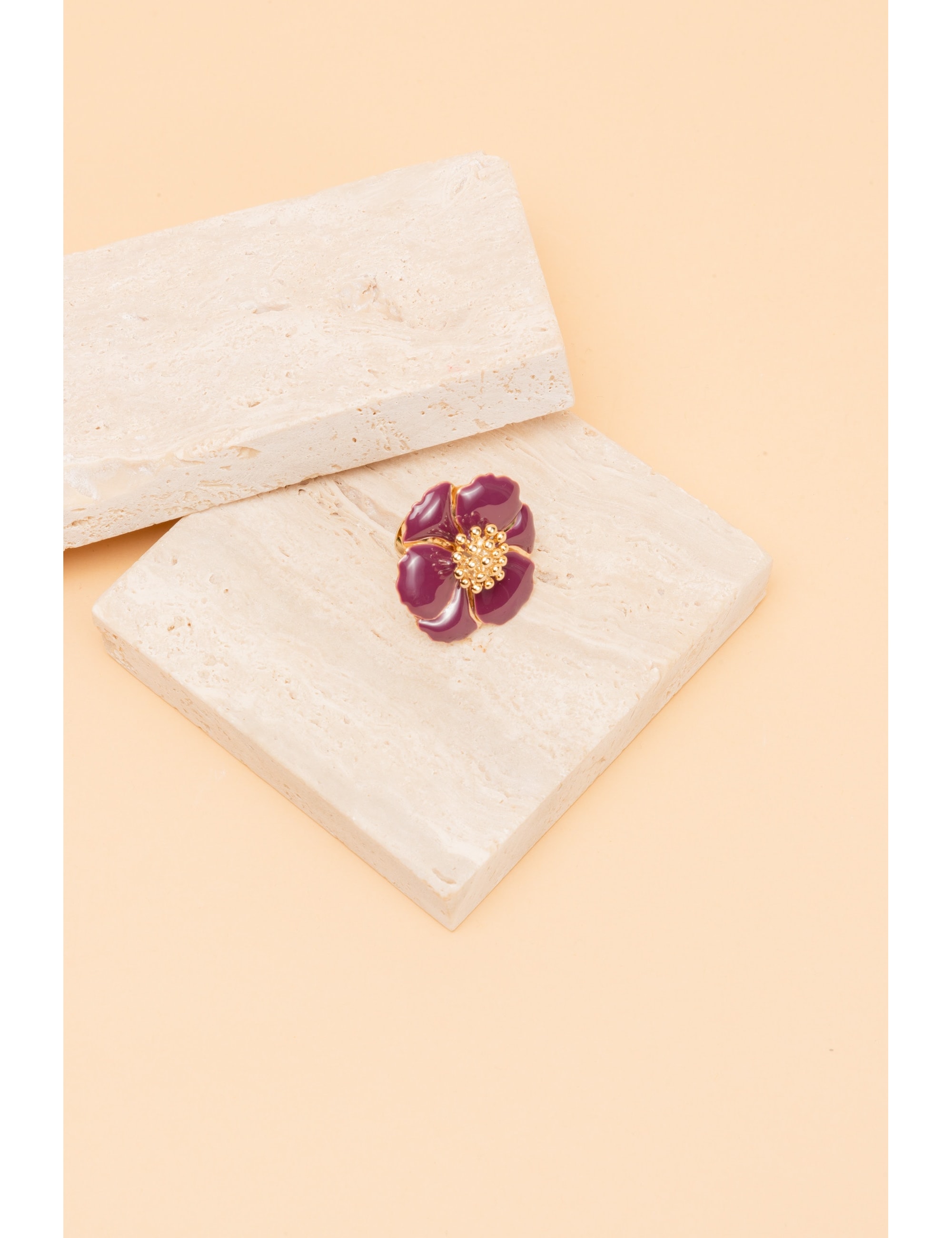 ANEL FLOR RESINA DARK PURPLE B2B - AN6001VO02