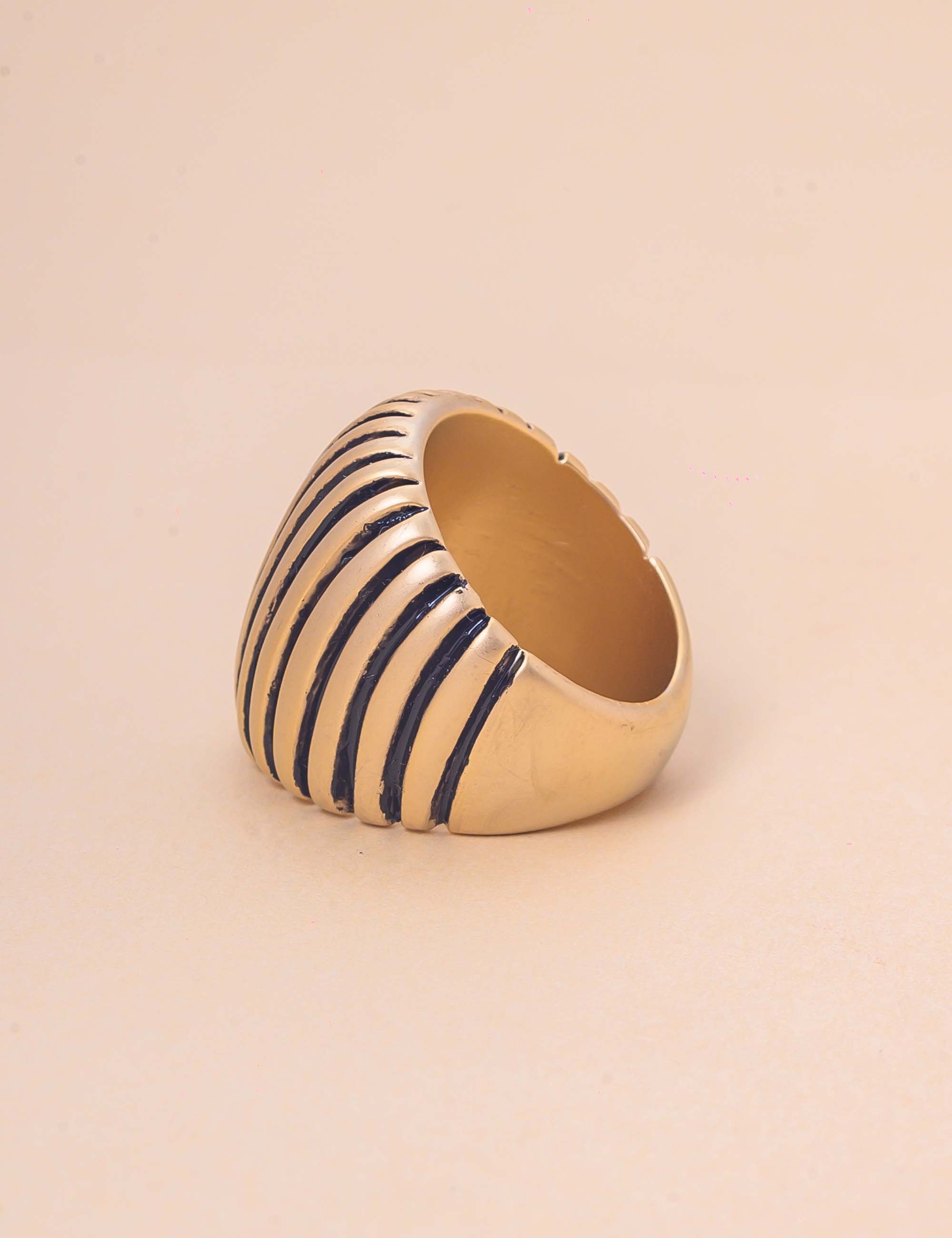 ANEL LISTRADO OURO FOSCO - AN29114VO01 ANEL LISTRADO OURO FOSCO - AN29114VO01
