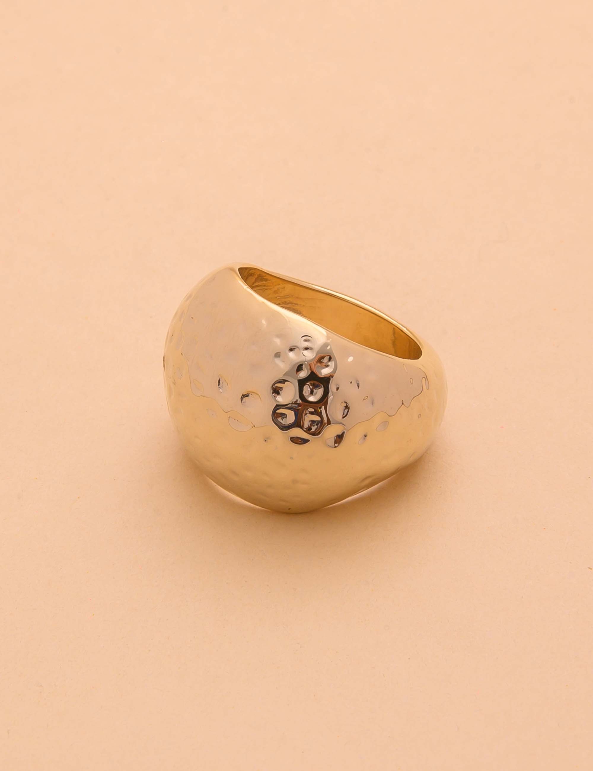 ANEL METAL OURO  - AN29071VO01 TAMANHO:20