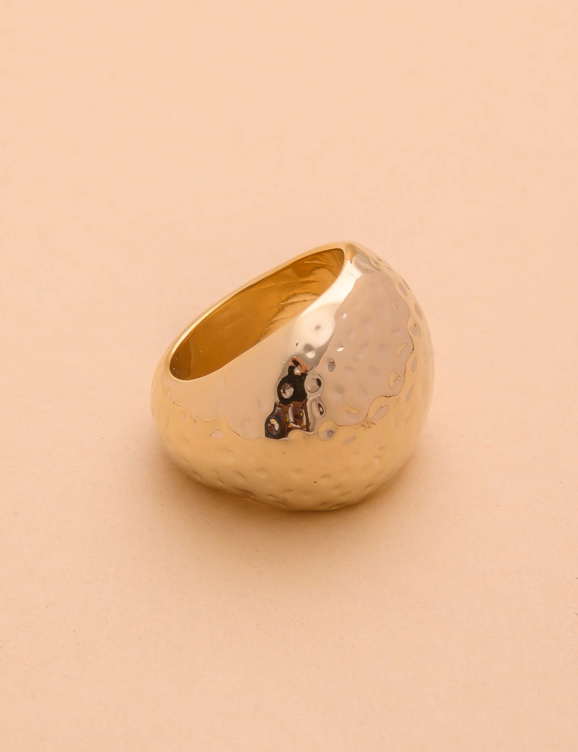 ANEL METAL OURO  - AN29071VO01 TAMANHO:20