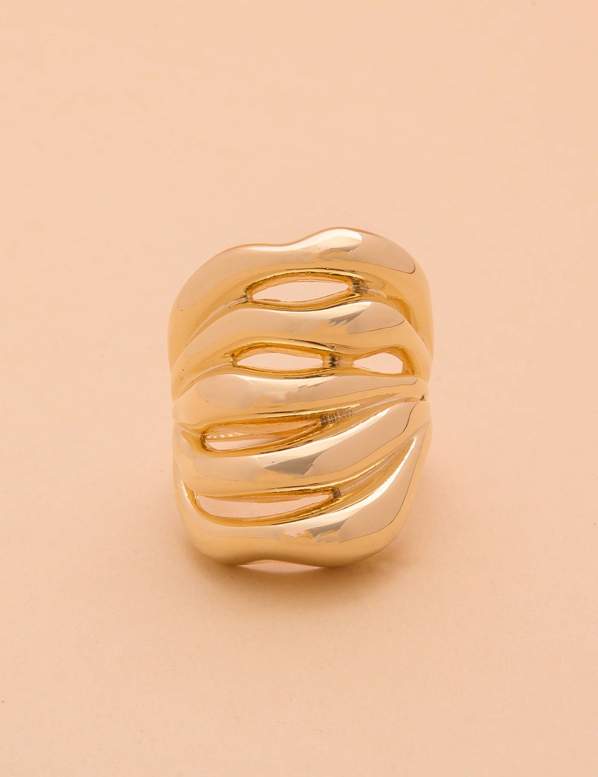 ANEL METAL OURO - AN29074VO01 TAMANHO:20