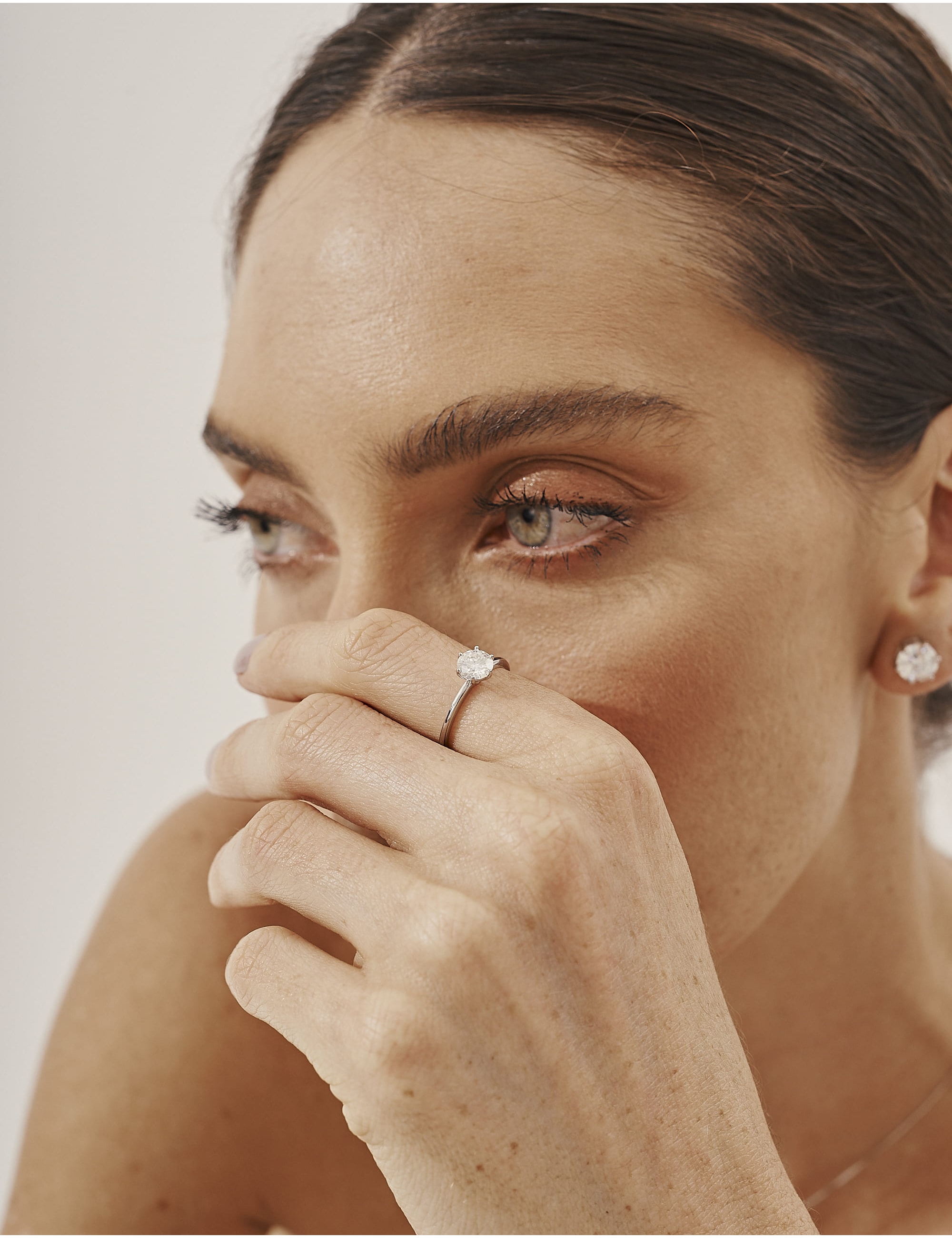 ANEL MOISSANITE SOLITÁRIO 6MM - AN291390002