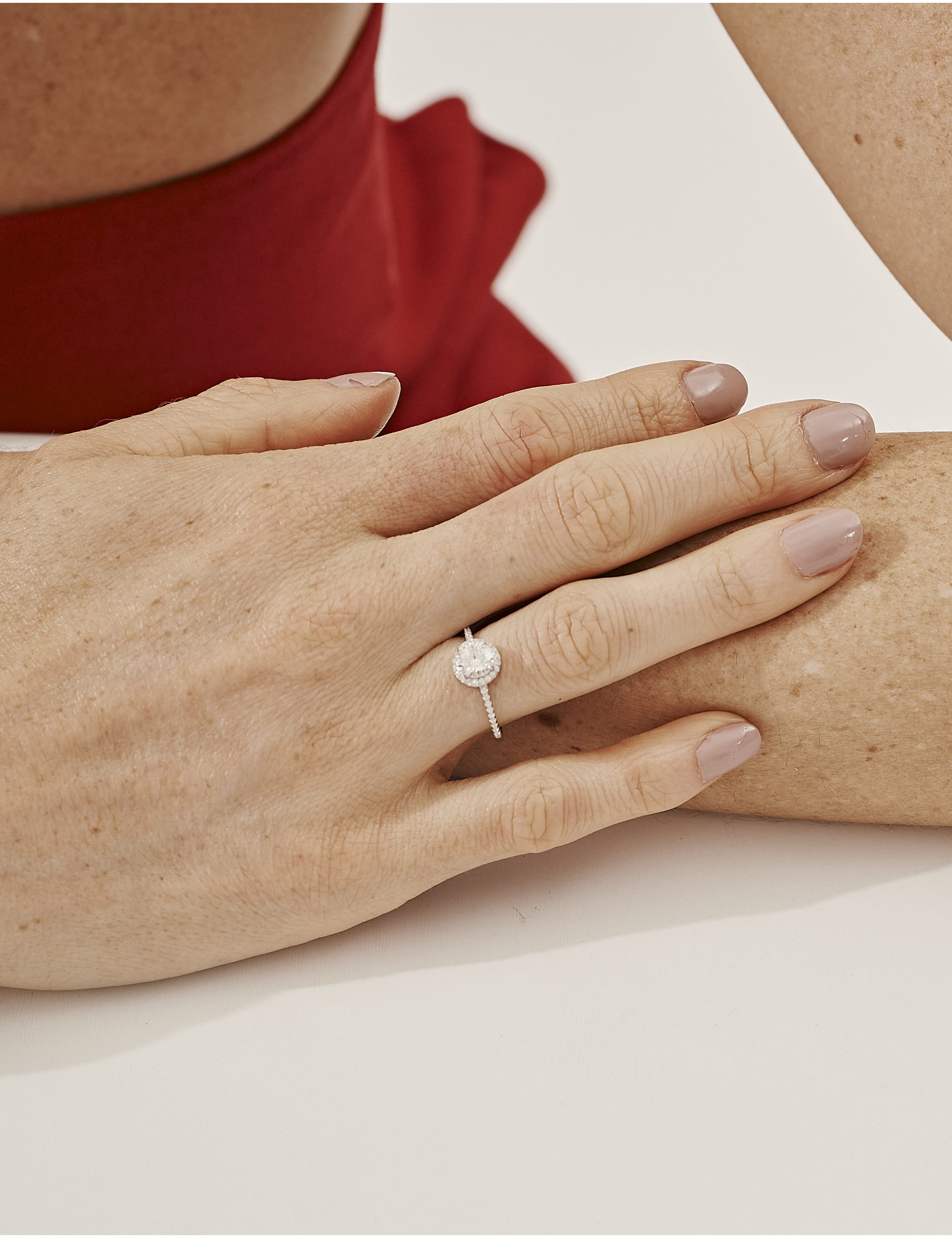 ANEL MOISSANITE SOLITÁRIO 6MM - AN291410002