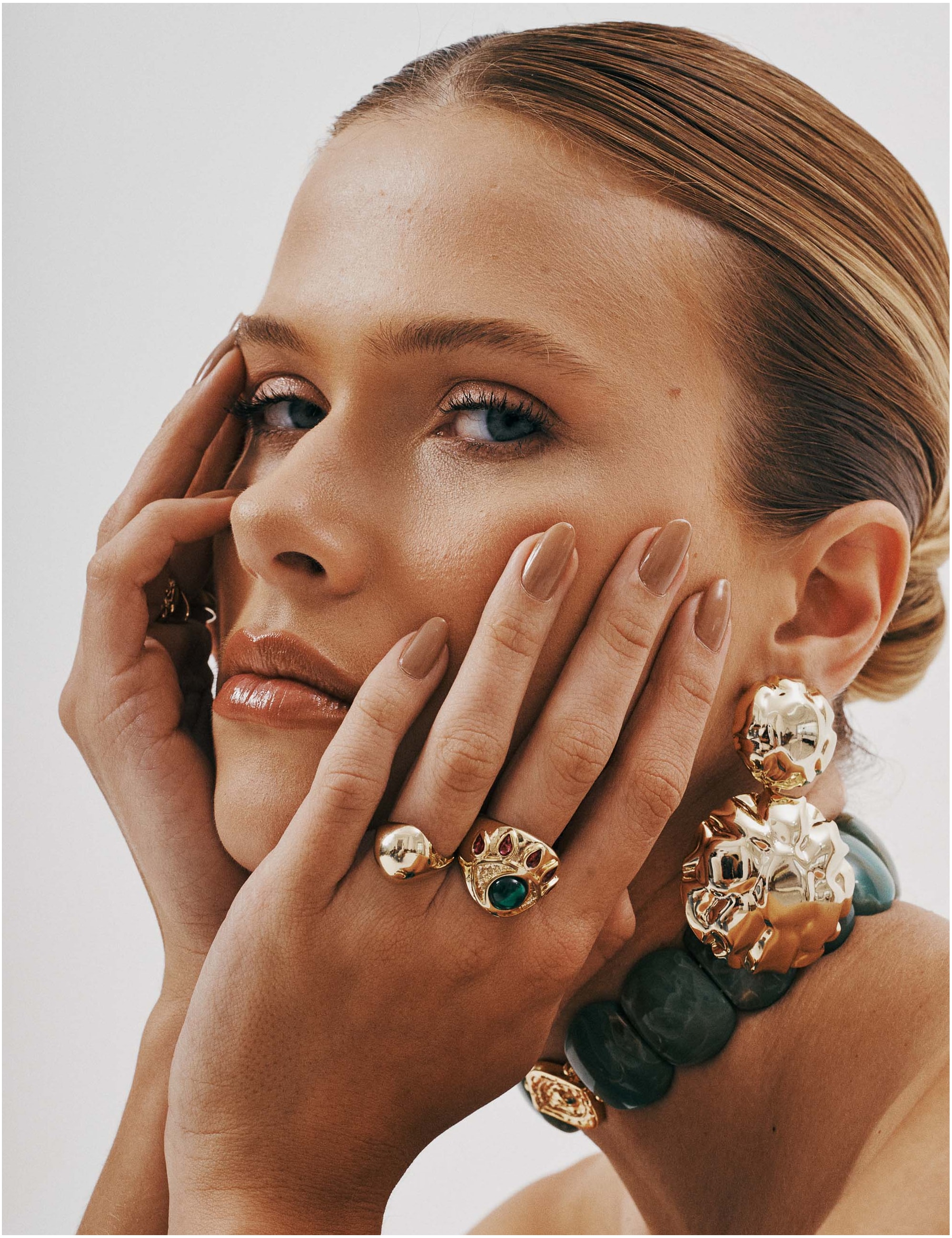 ANEL OLHO GREGO ROXO DOURADO - AN29112VO01