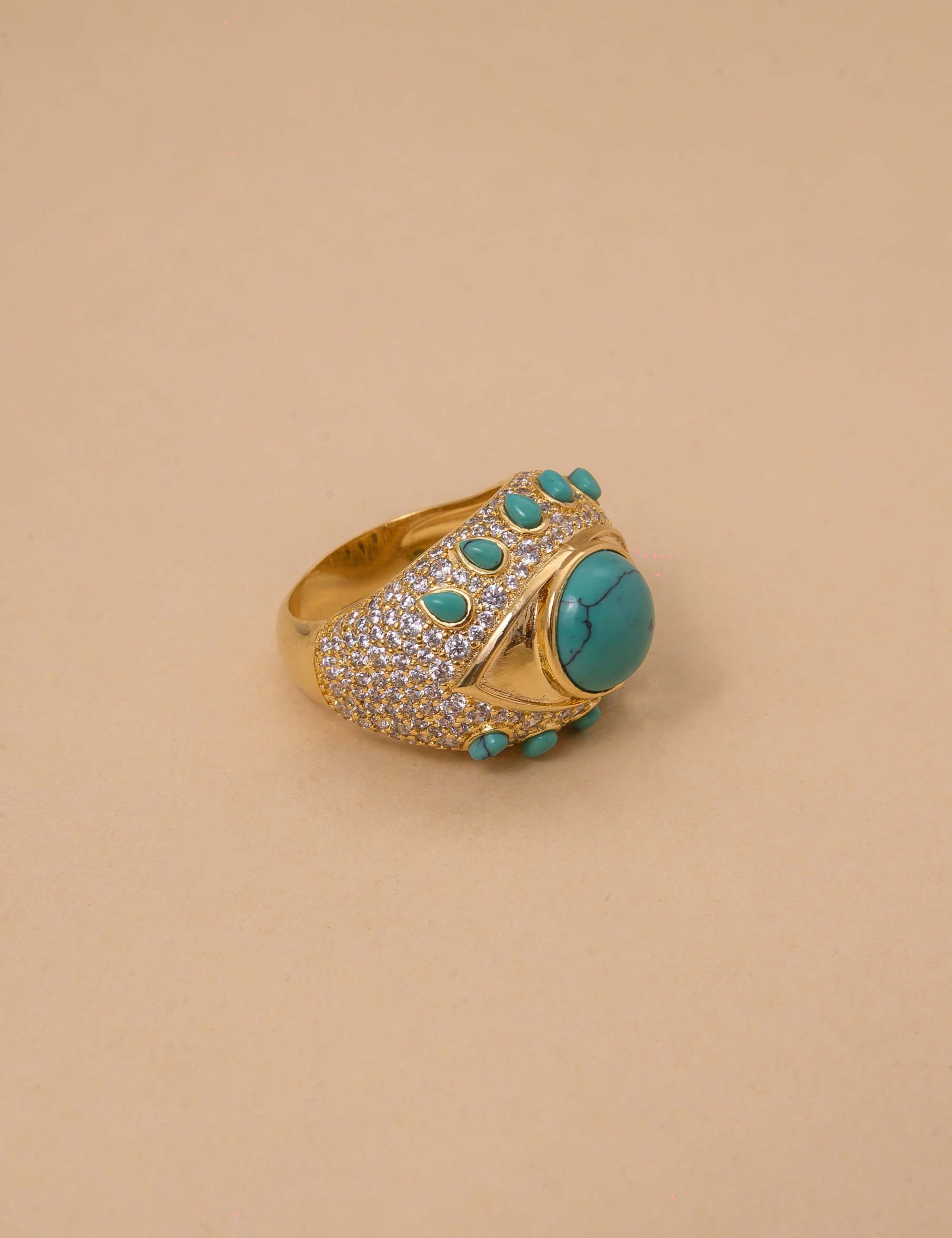 ANEL OLHO GREGO TURQUESA - AN29038VO07 TAMANHO:20