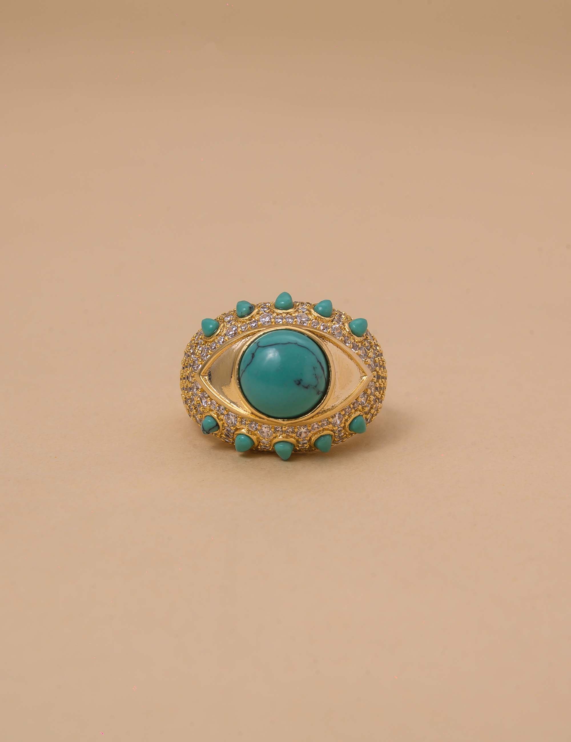 ANEL OLHO GREGO TURQUESA - AN29038VO07 TAMANHO:20