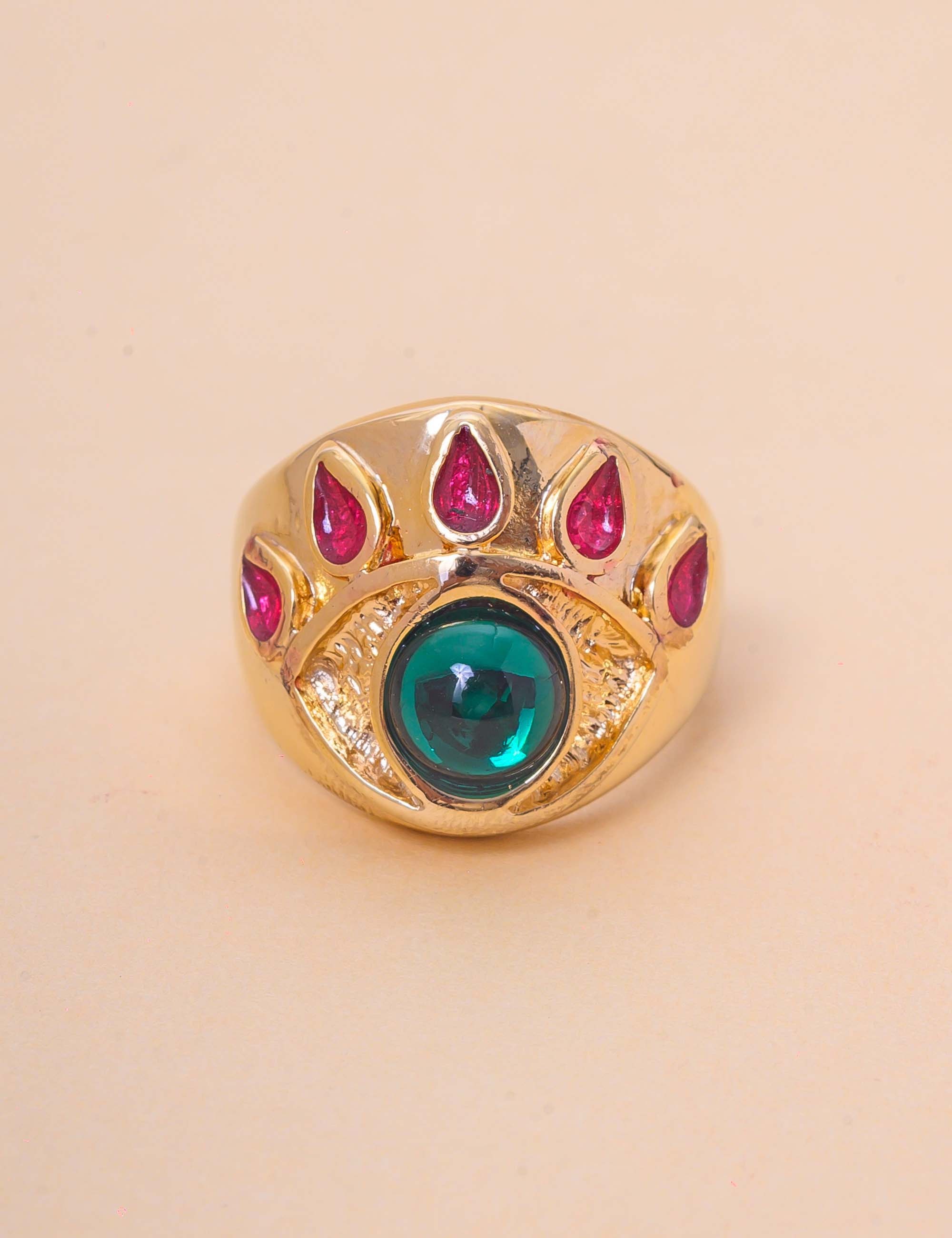 ANEL OLHO GREGO VERDE DOURADO - AN29112VO01