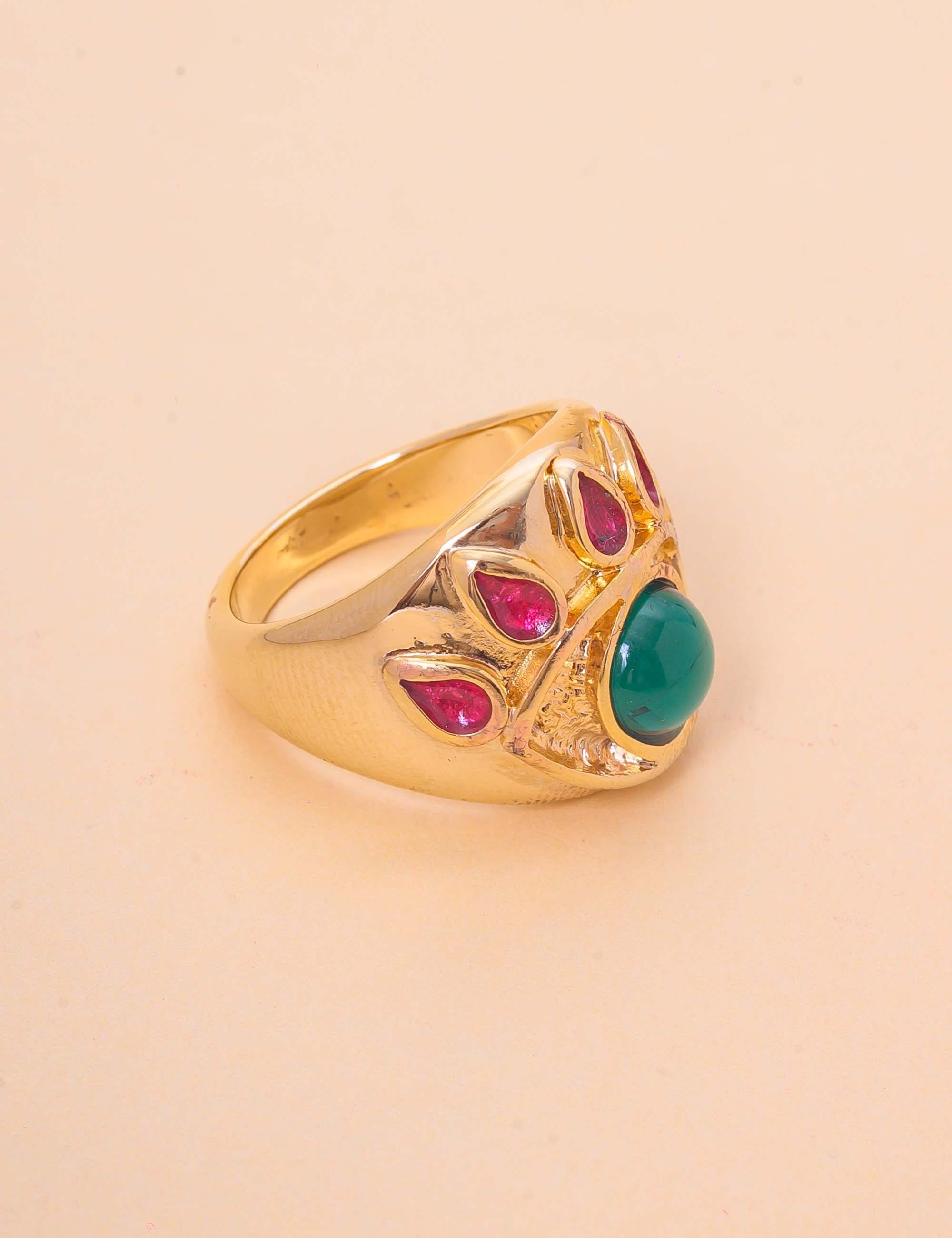 ANEL OLHO GREGO VERDE DOURADO - AN29112VO01