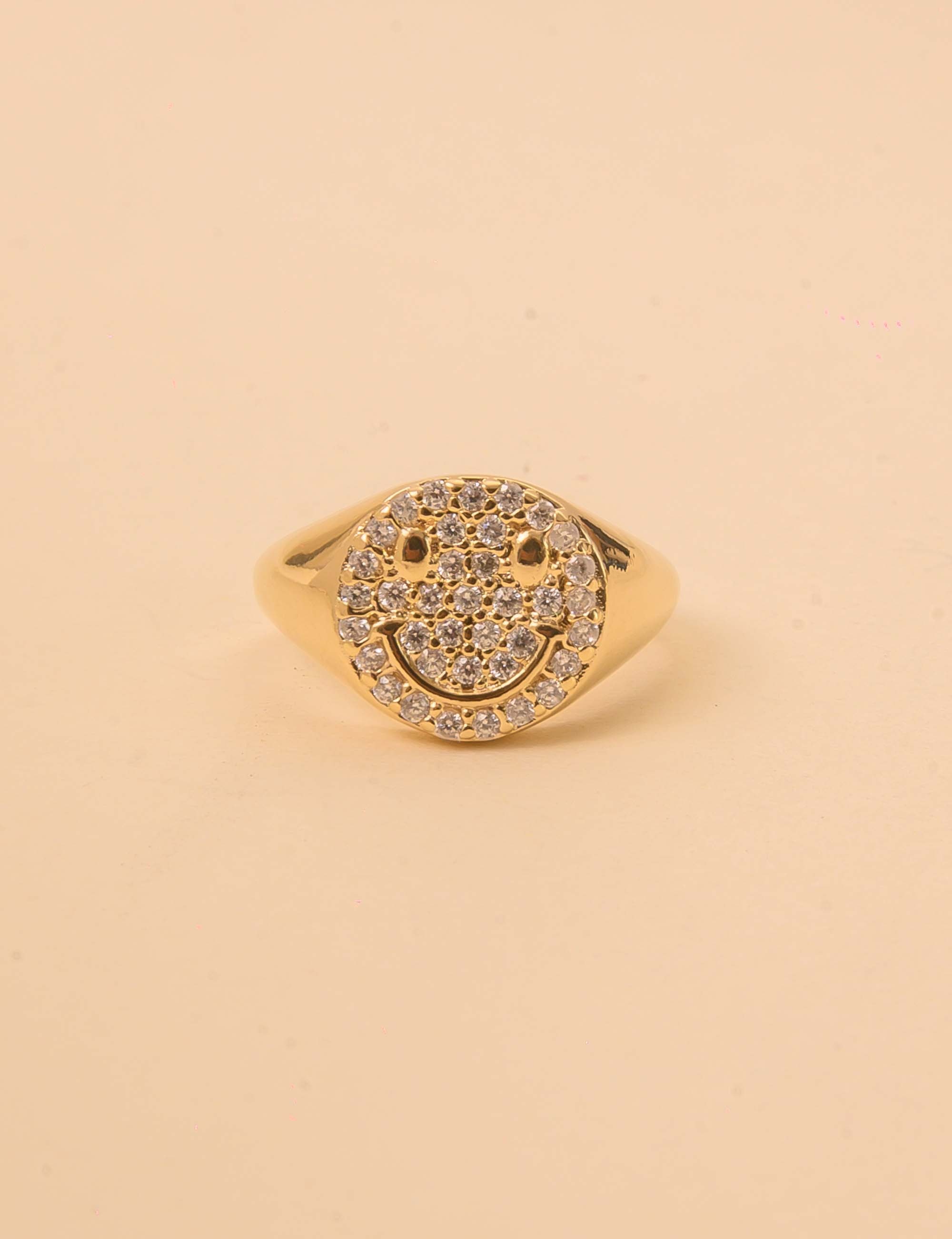 ANEL OURO SMILE CRAVEJADO - AN29095VO01
