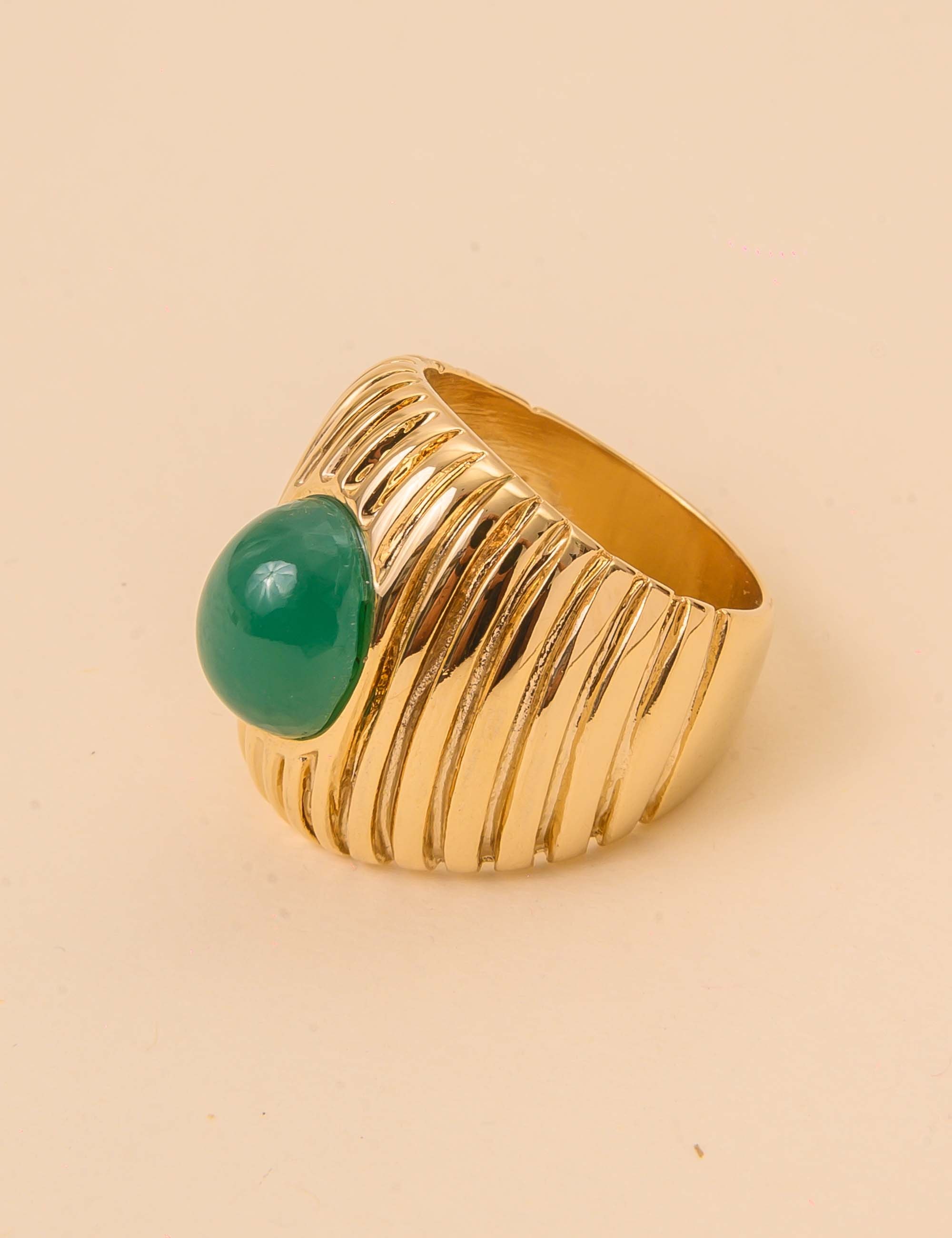 ANEL PEDRA VERDE OURO - AN29093VO13