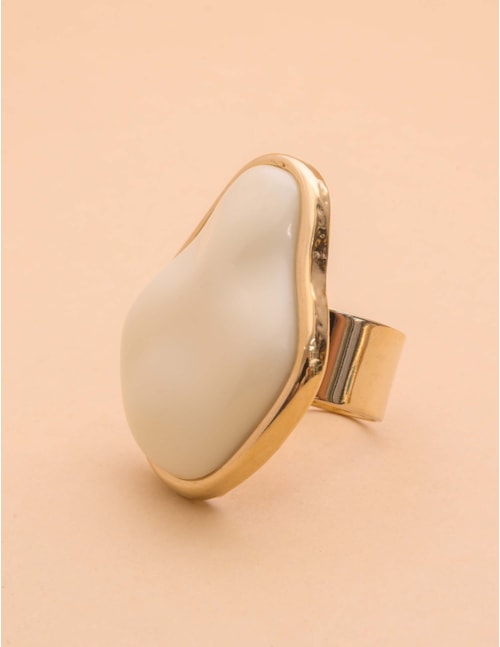 ANEL RESINA OFF WHITE  - AN29070VO01