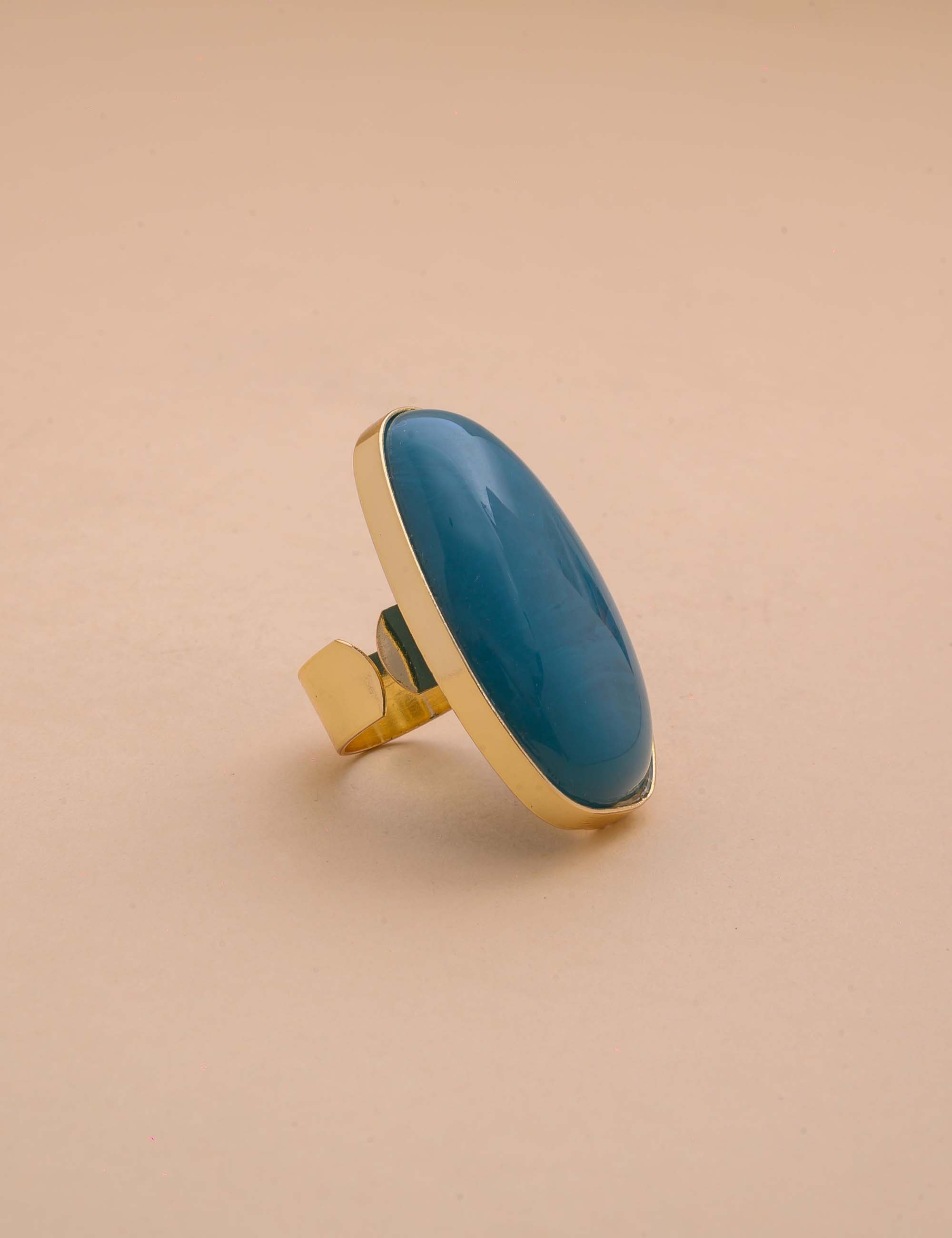 ANEL RESINA OVAL AZUL - AN29040VO01