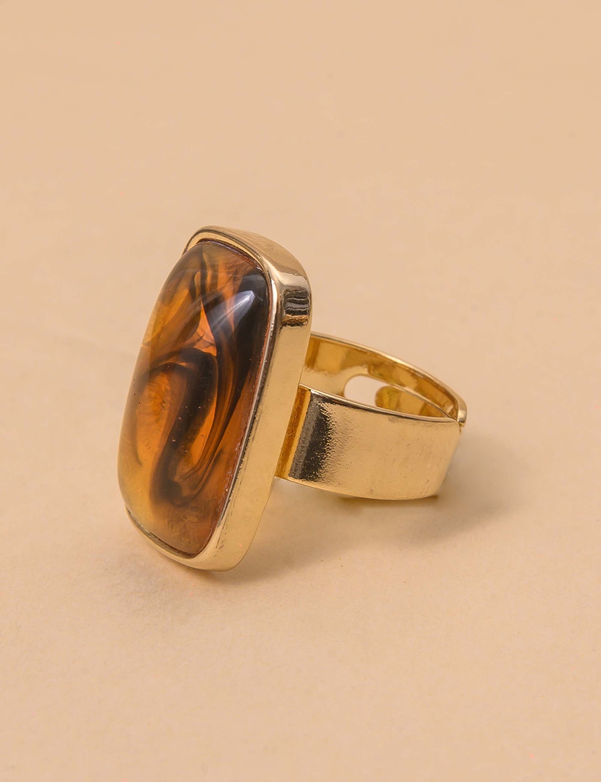 ANEL RESINA TARTARUGA OURO - AN29087VO02