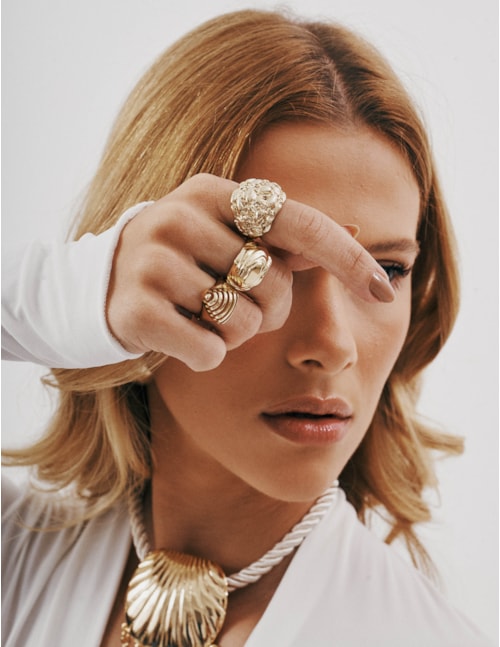 ANEL TEXTURIZADO OURO - AN29068VO01