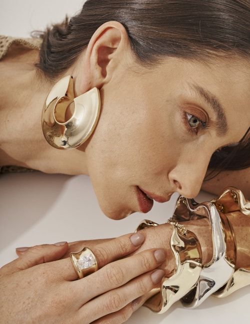 ARGOLA ELETROFORMAÇÃO OURO - BR29015VO01