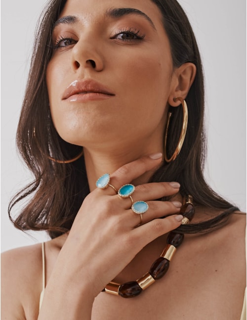 ARGOLA METAL OURO G - BR29220VO01