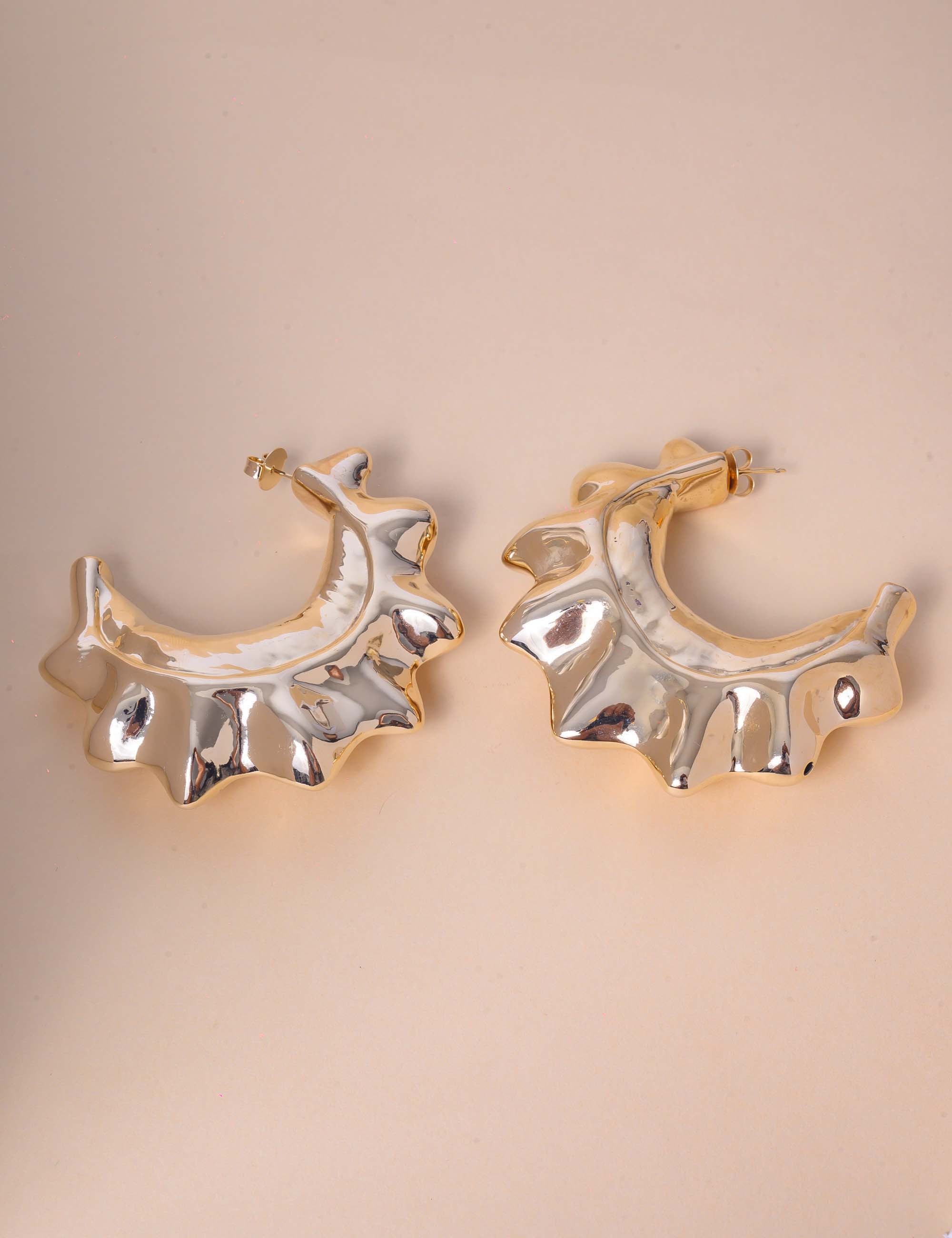 ARGOLA SOLEAR ELETROFORMAÇÃO OURO - BR29256VO01