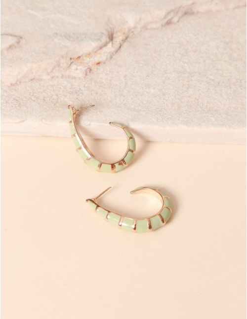 ARGOLA VERDE ÁGUA - BR7018VO03