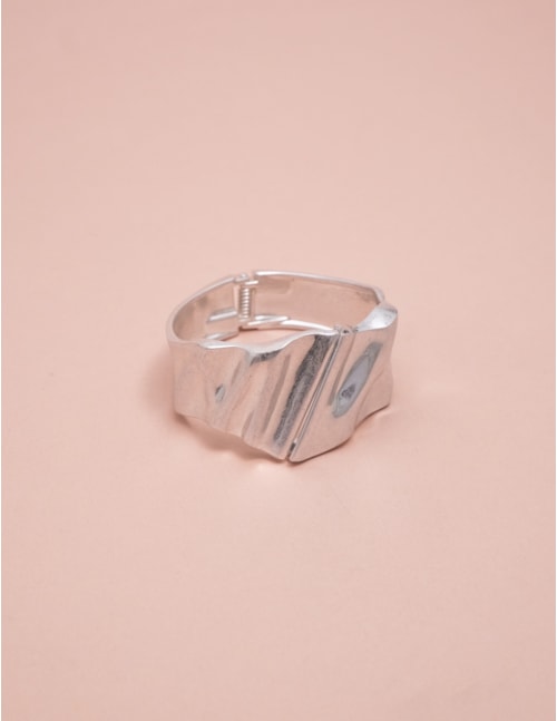BRACELETE BIANCO METAL ACETINADO - BC29056V001