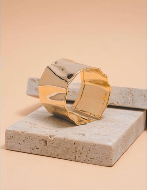 BRACELETE CHAPA OURO - PU1067VO01-U