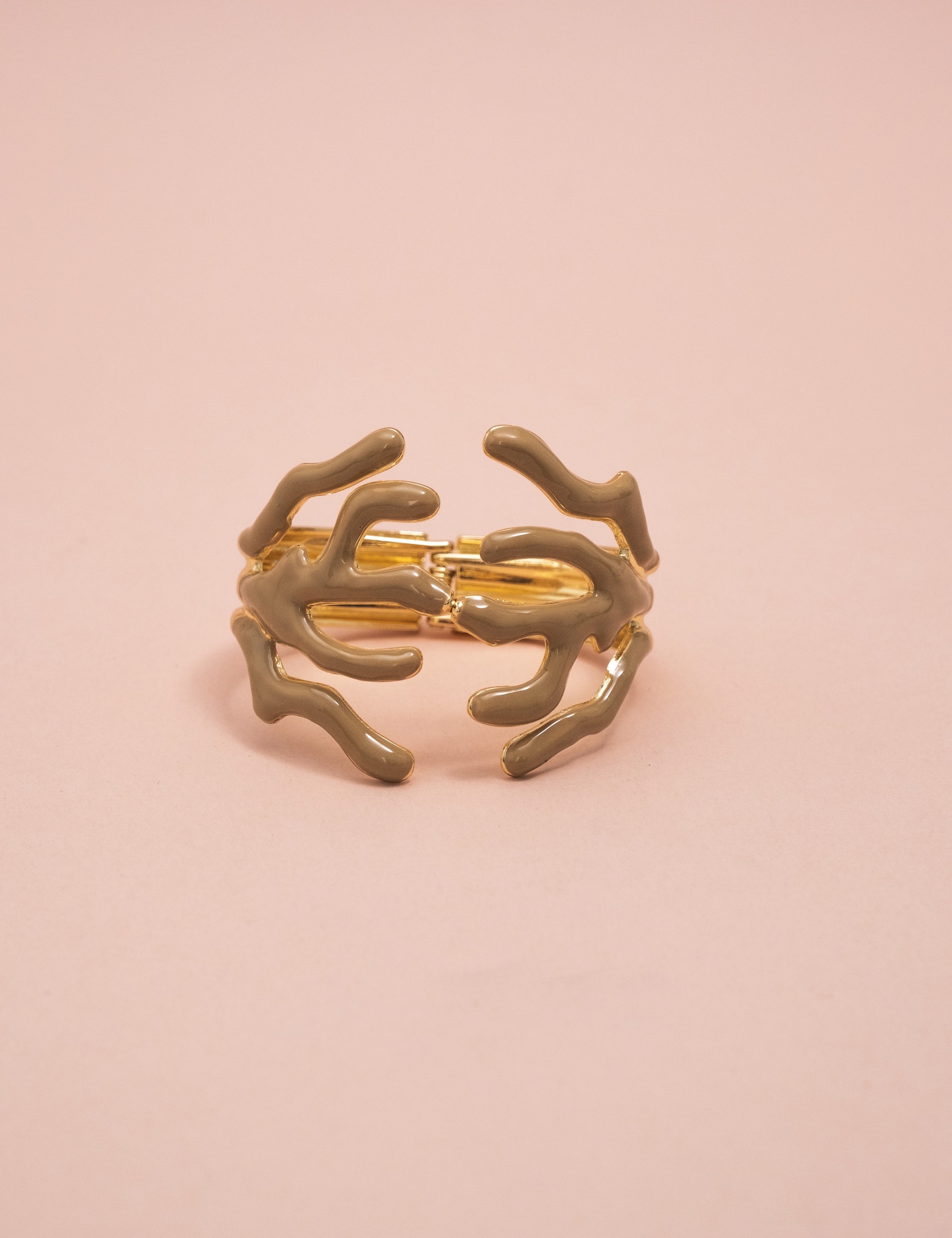 BRACELETE CORAL ESMALTADO MARROM B2B - BC29014VO02