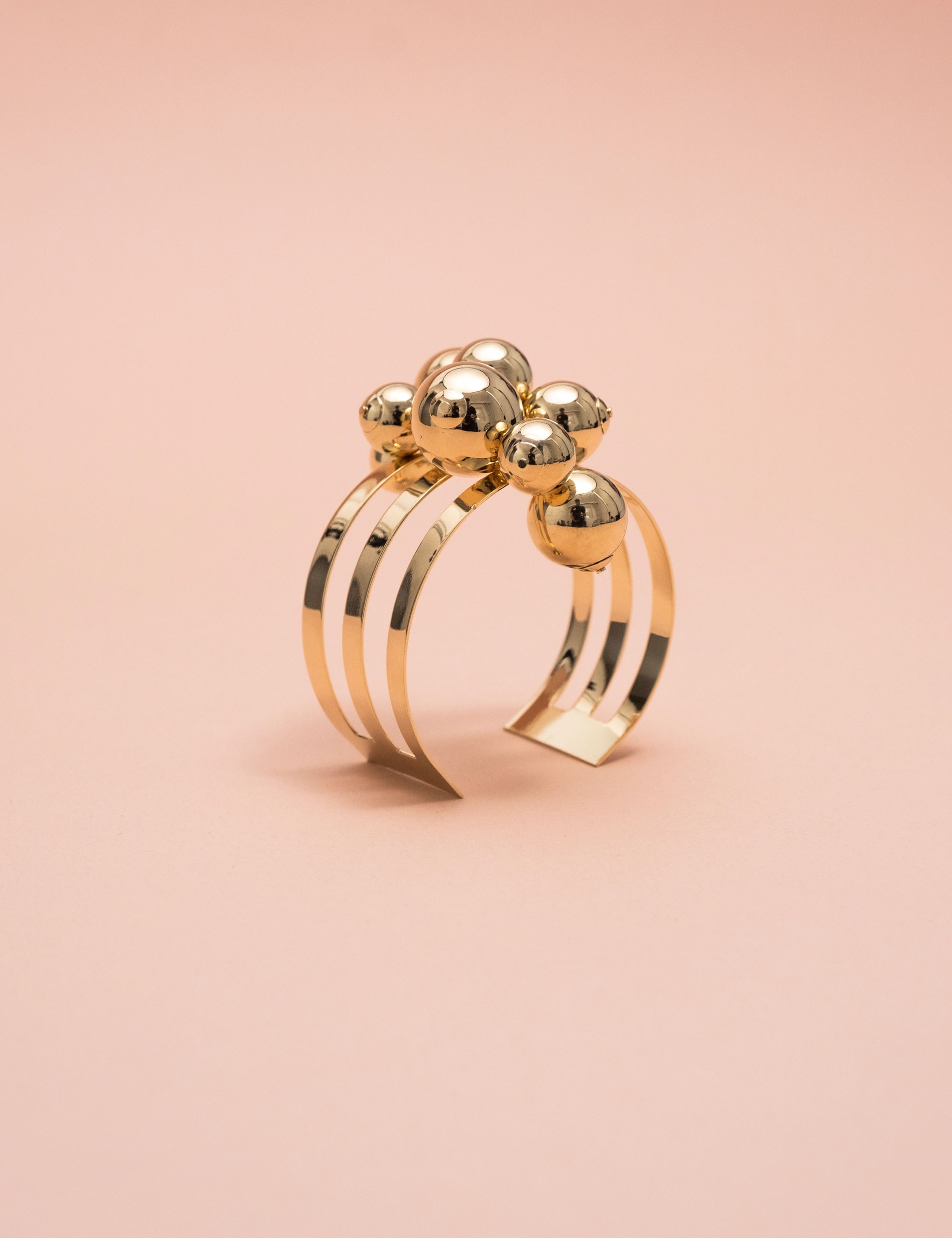 BRACELETE ESFERAS GOLD - PU29008VO01