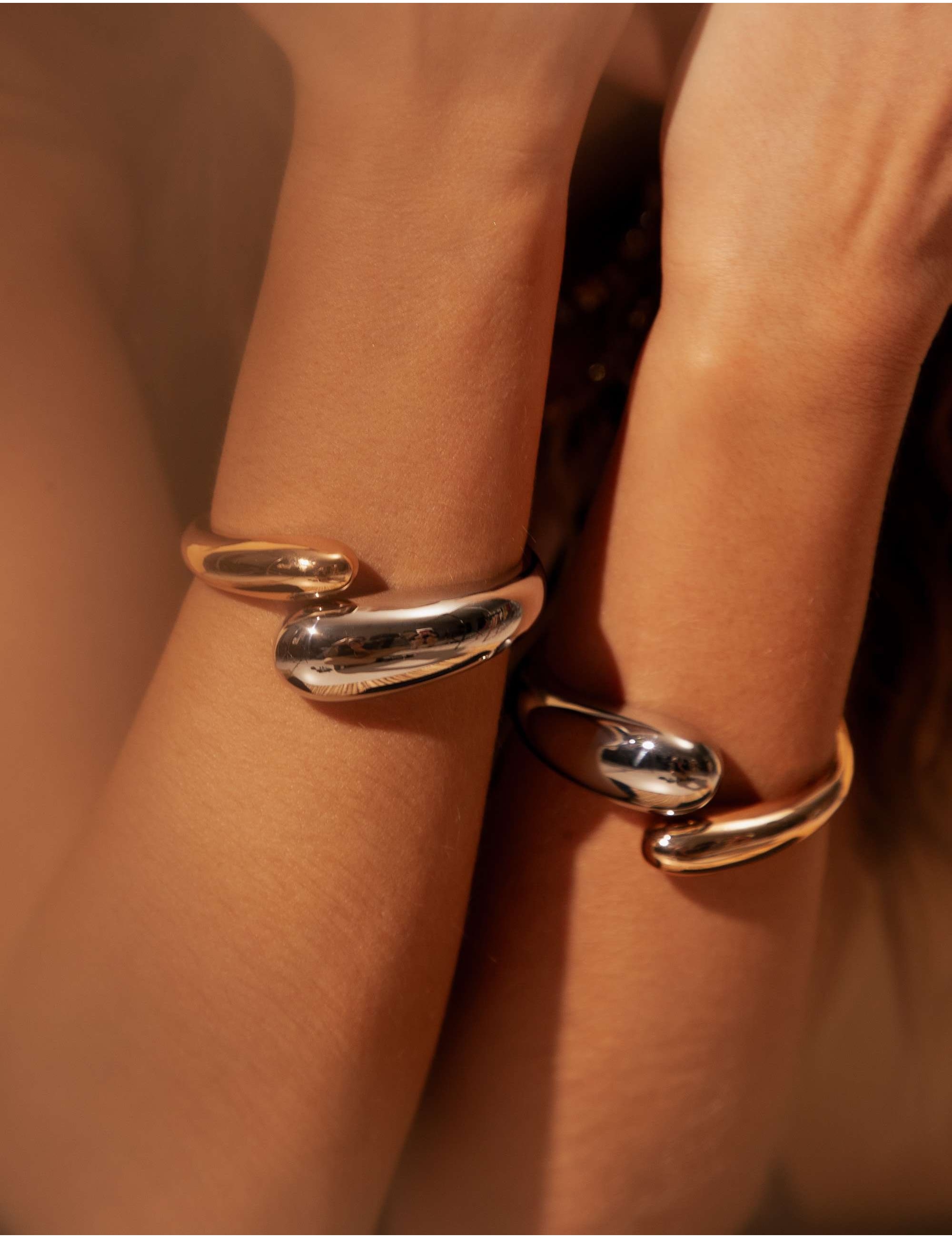 Bracelete Gota Silver & Gold