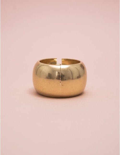 BRACELETE METAL ACETINADO OURO- BC2953VO01