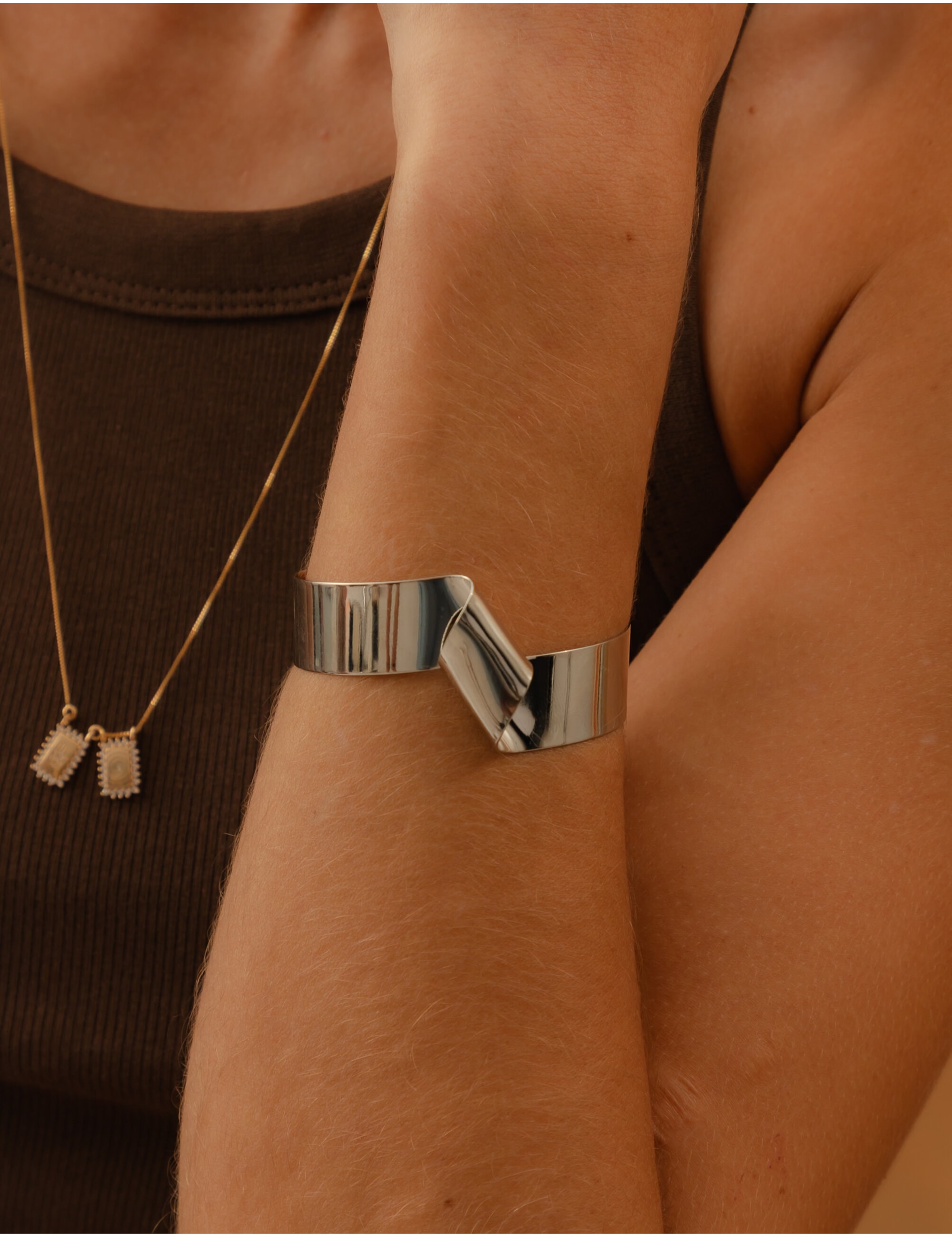 BRACELETE METAL BIANCO - BC29043VO02