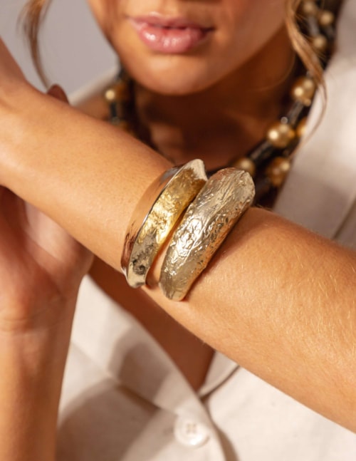 BRACELETE METAL OURO B2B - PU2406VO01