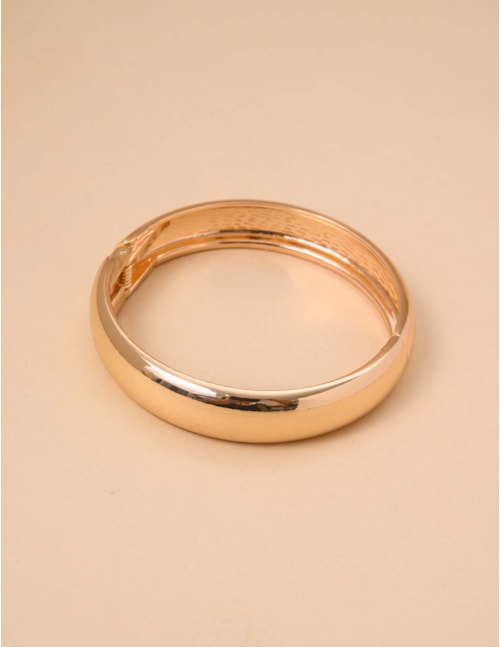 BRACELETE METAL OURO LISO - BC29069VO01