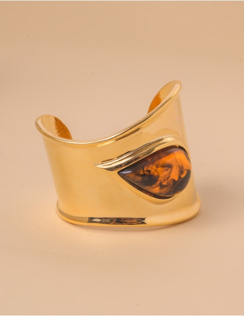 BRACELETE METAL OURO TARTARUGA - BC29074VO20