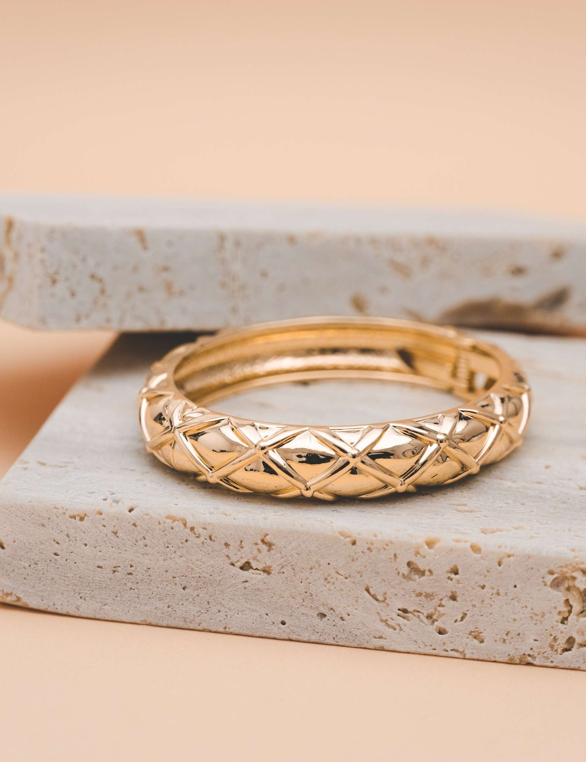 Bracelete Mola Texturizado Ouro