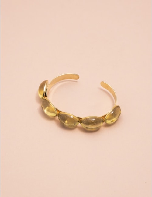 BRACELETE PEDRA ÂMBAR - BC2978VO06