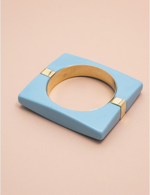 BRACELETE RESINA AZUL - BC2969VO03