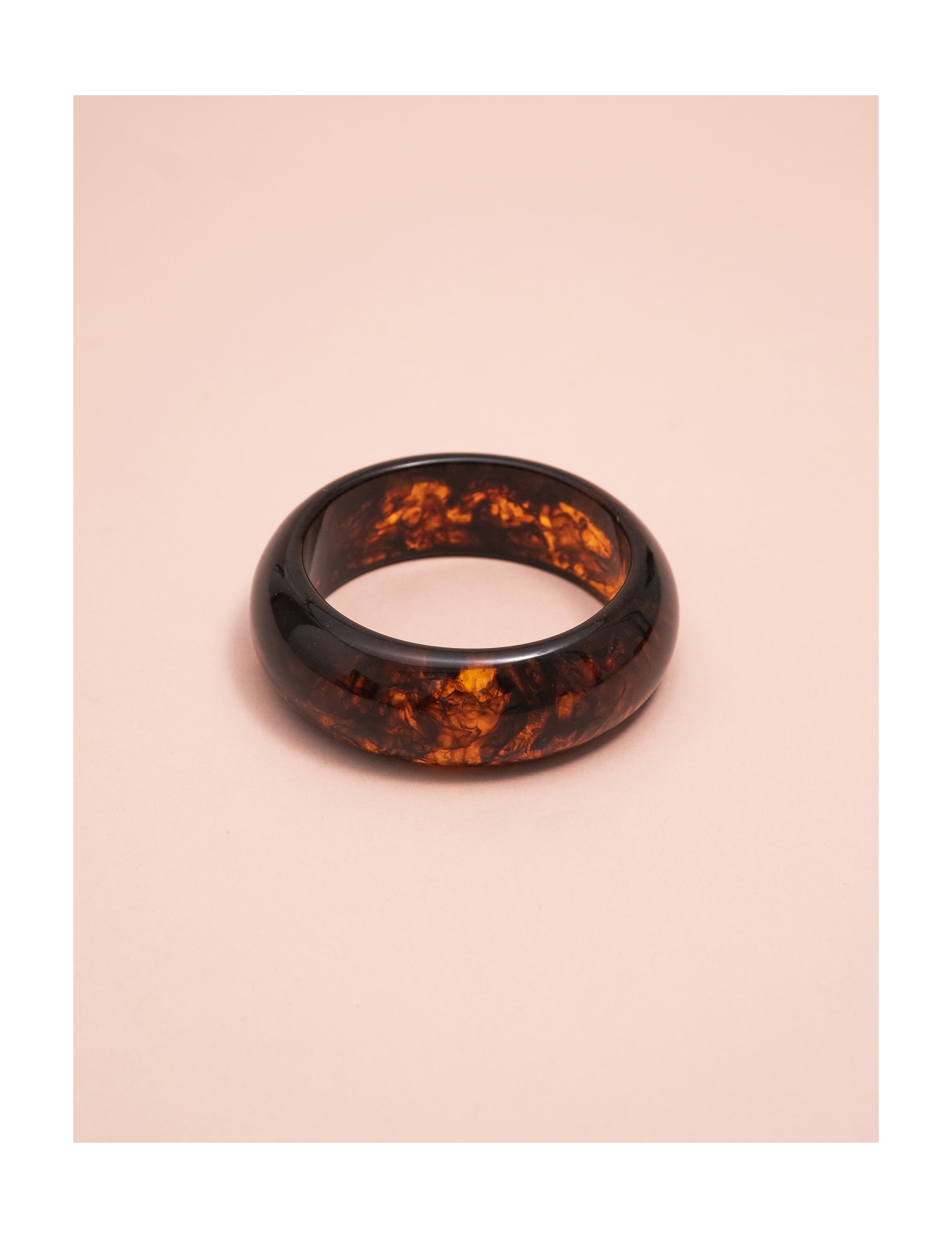 BRACELETE RESINA MESCLADO MARROM B2B - BC29036VO04