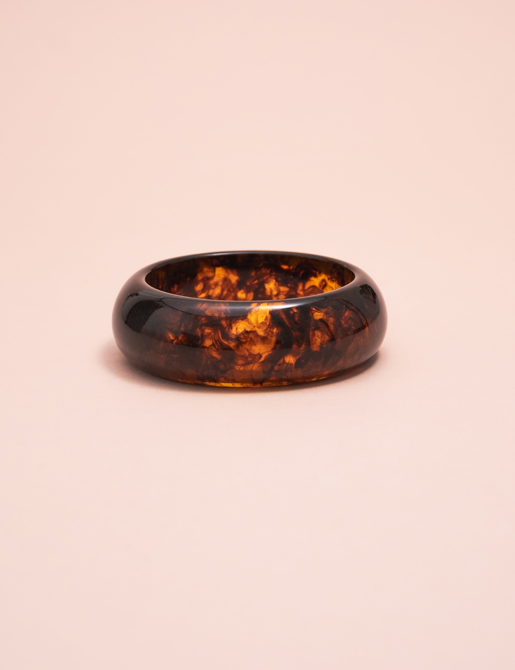 BRACELETE RESINA MESCLADO MARROM - BC29036VO04
