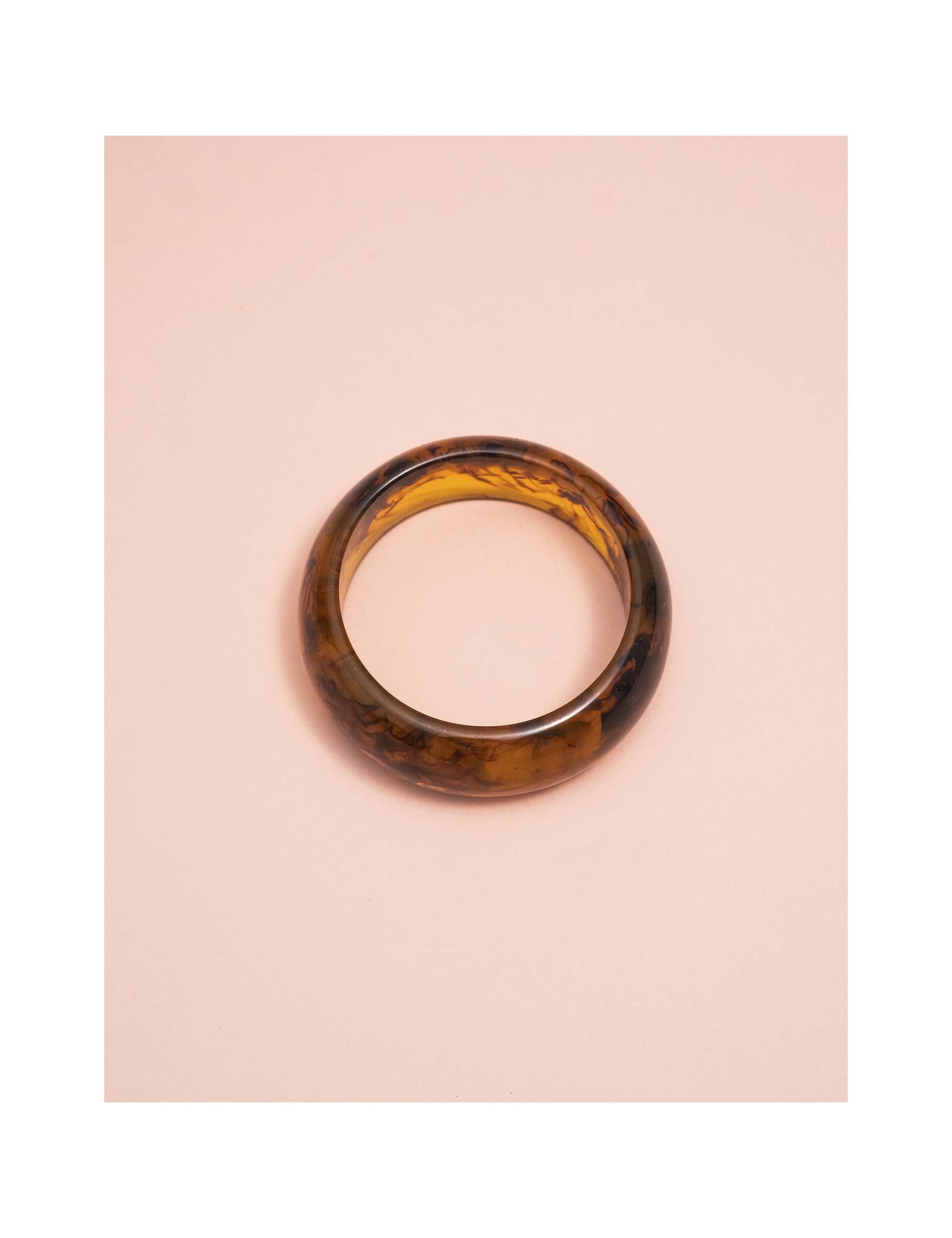 BRACELETE RESINA MESCLADO MARROM  CLARO B2B - BC29036VO05