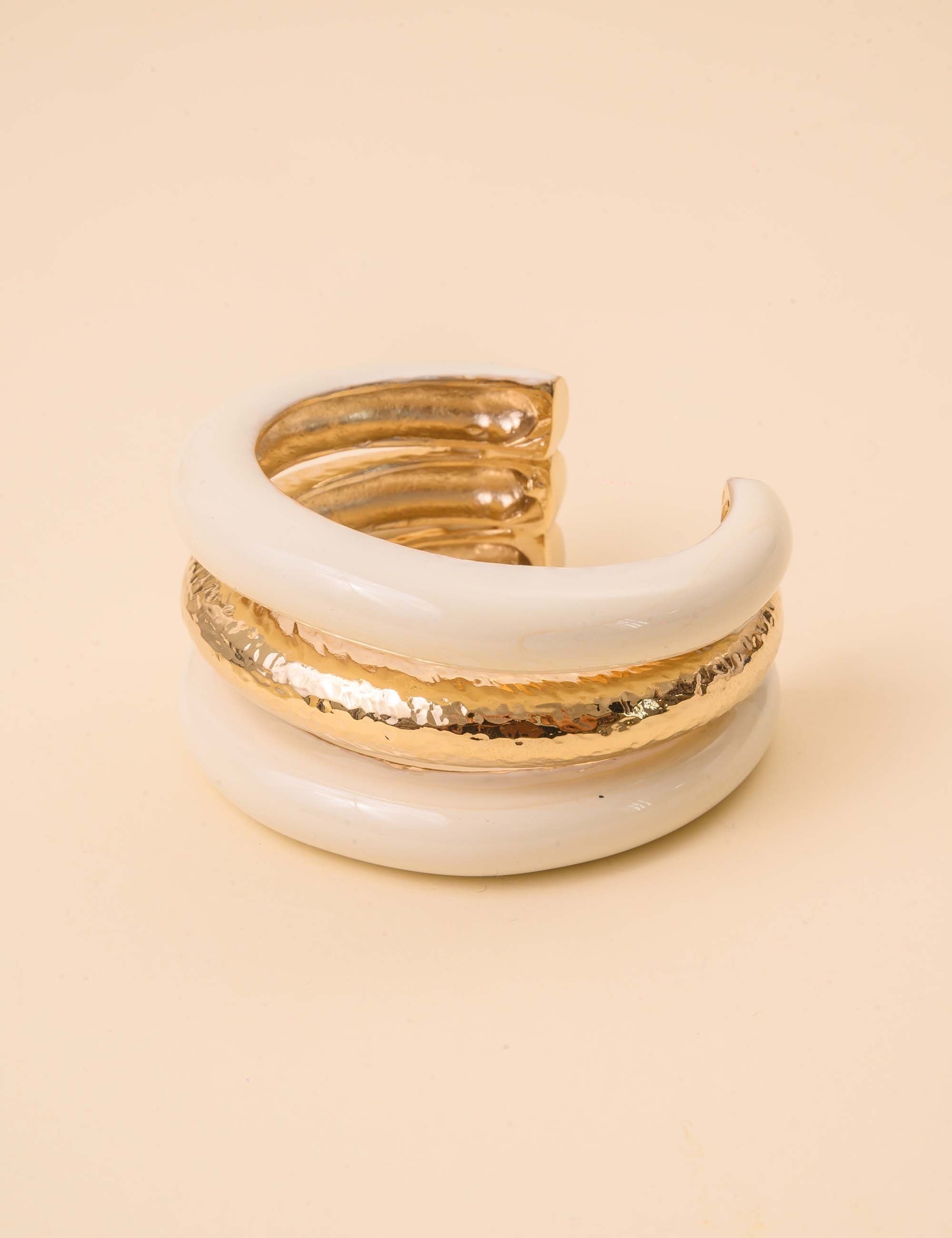 BRACELETE RESINA OFF-WHITE - BC29073VO17