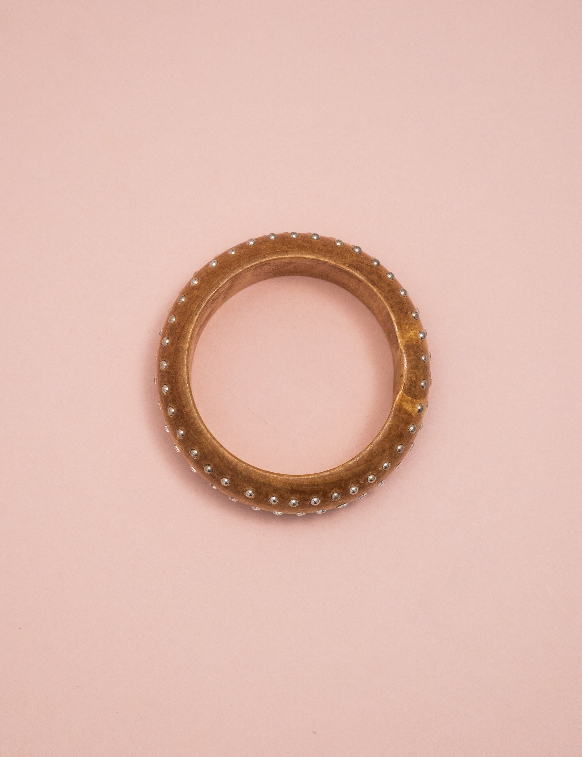 BRACELTE MADEIRA MARROM MÉDIO- BC29053V002