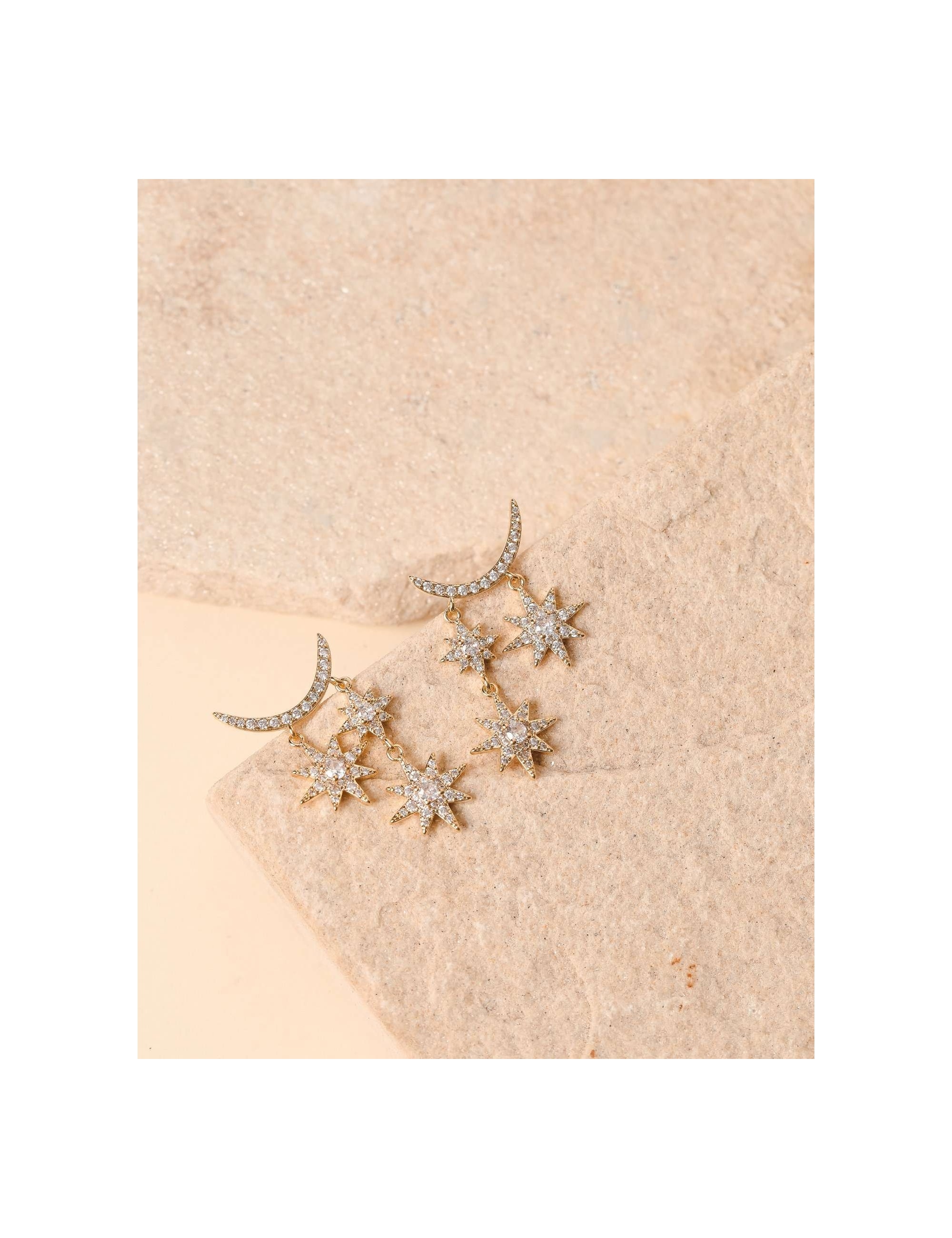 BRINCO DE ESTRELAS OURO