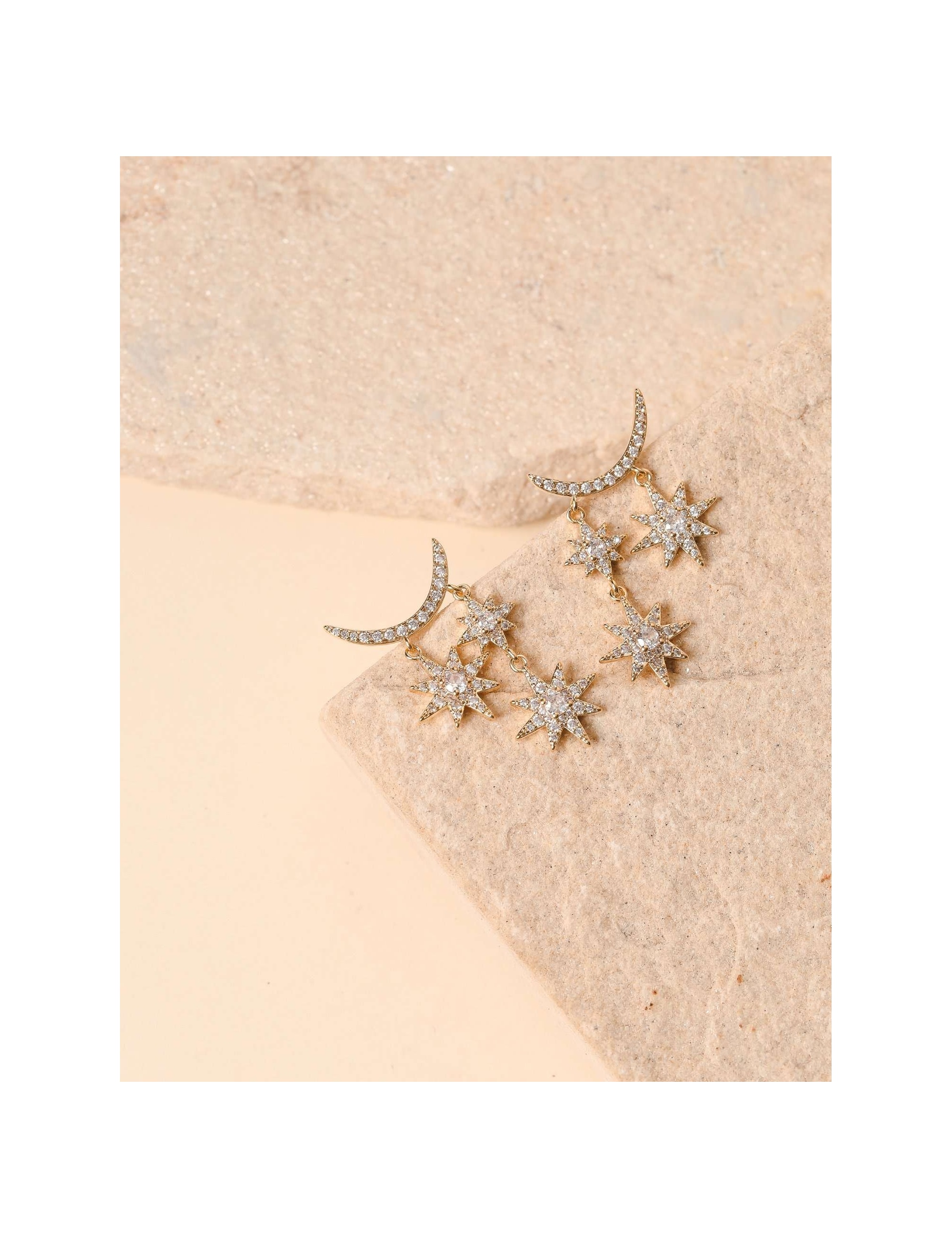BRINCO DE ESTRELAS OURO