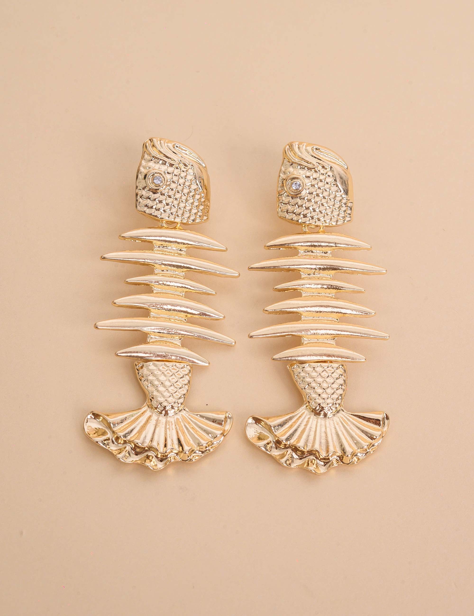 BRINCO DE OURO ESPINHA DE PEIXE - BR29288VO01