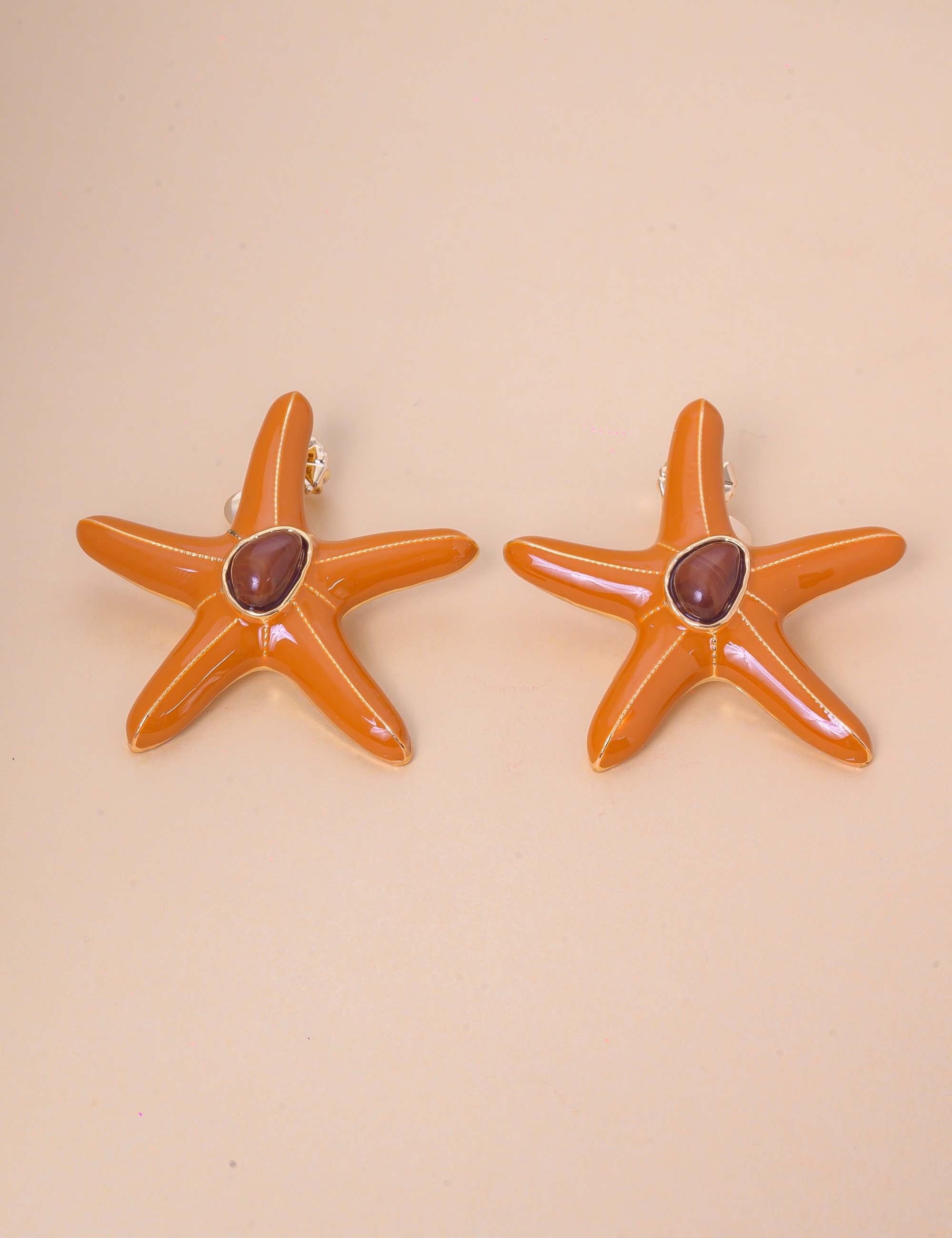 BRINCO ESTRELA LARANJA DOURADO - BR29238VO08