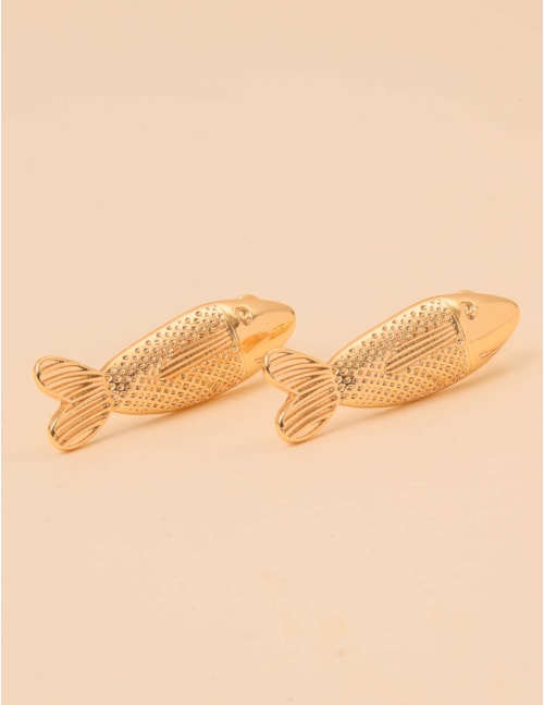 BRINCO METAL OURO PEIXE  - BR29202VO01
