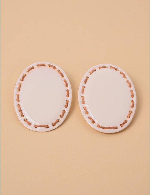 BRINCO OFF WHITE OVAL - BR29211VO17