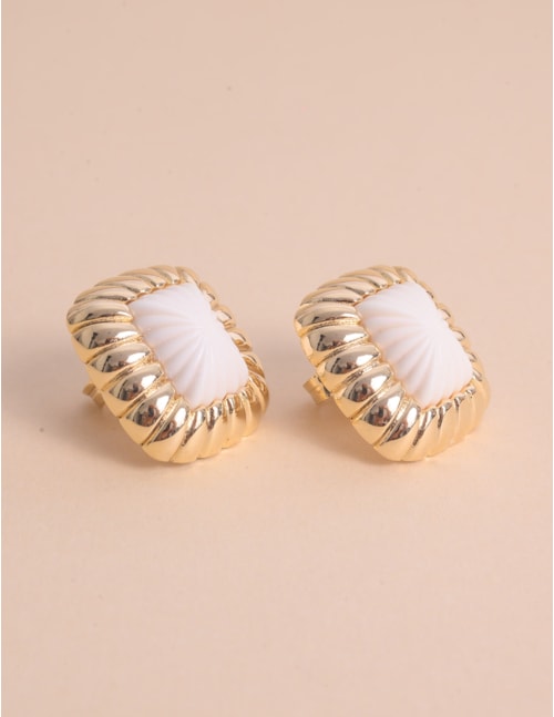 BRINCO OURO RESINA BRANCO - BR29266VO15