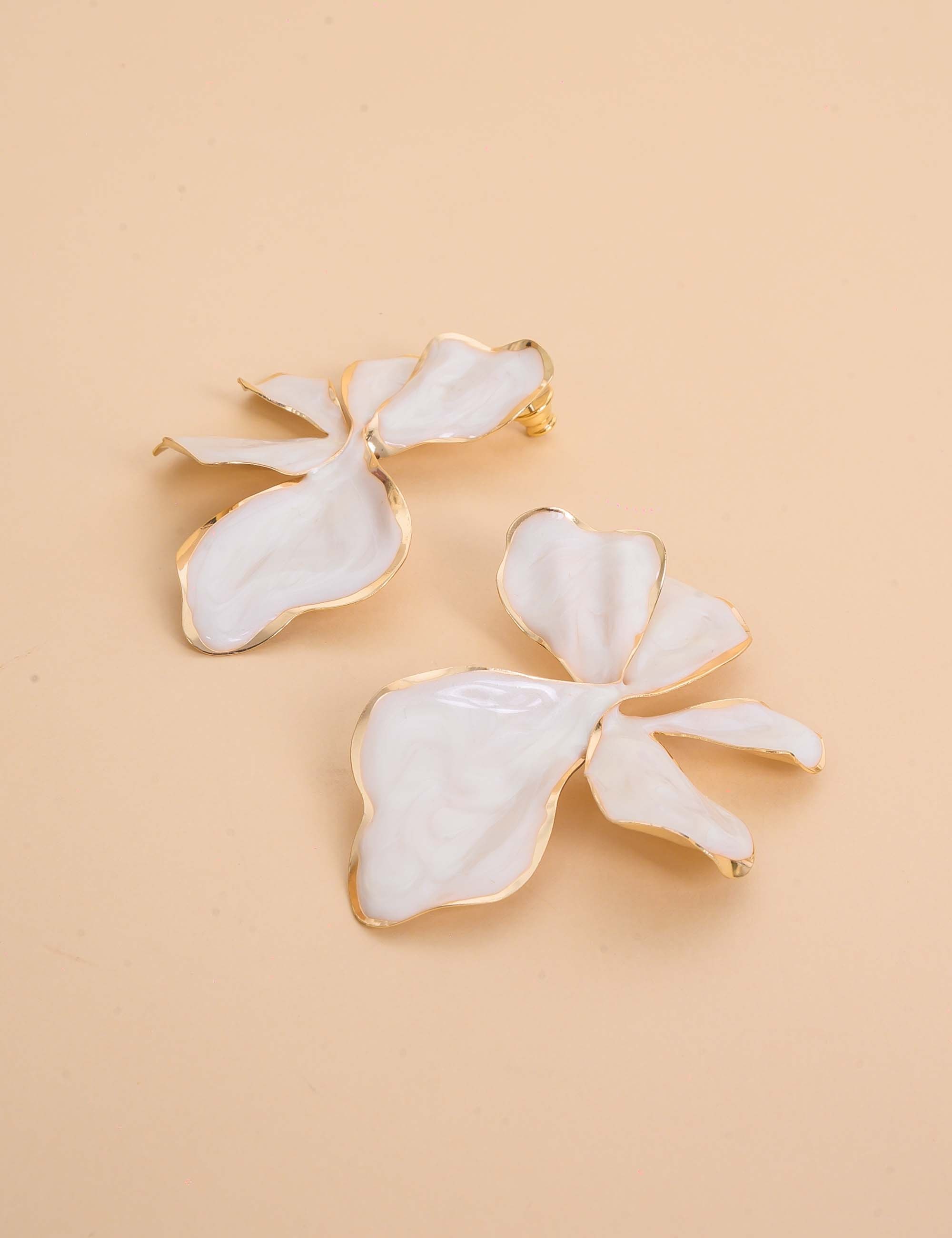 BRINCO OURO RESINA OFF-WHITE - BR29287VO17