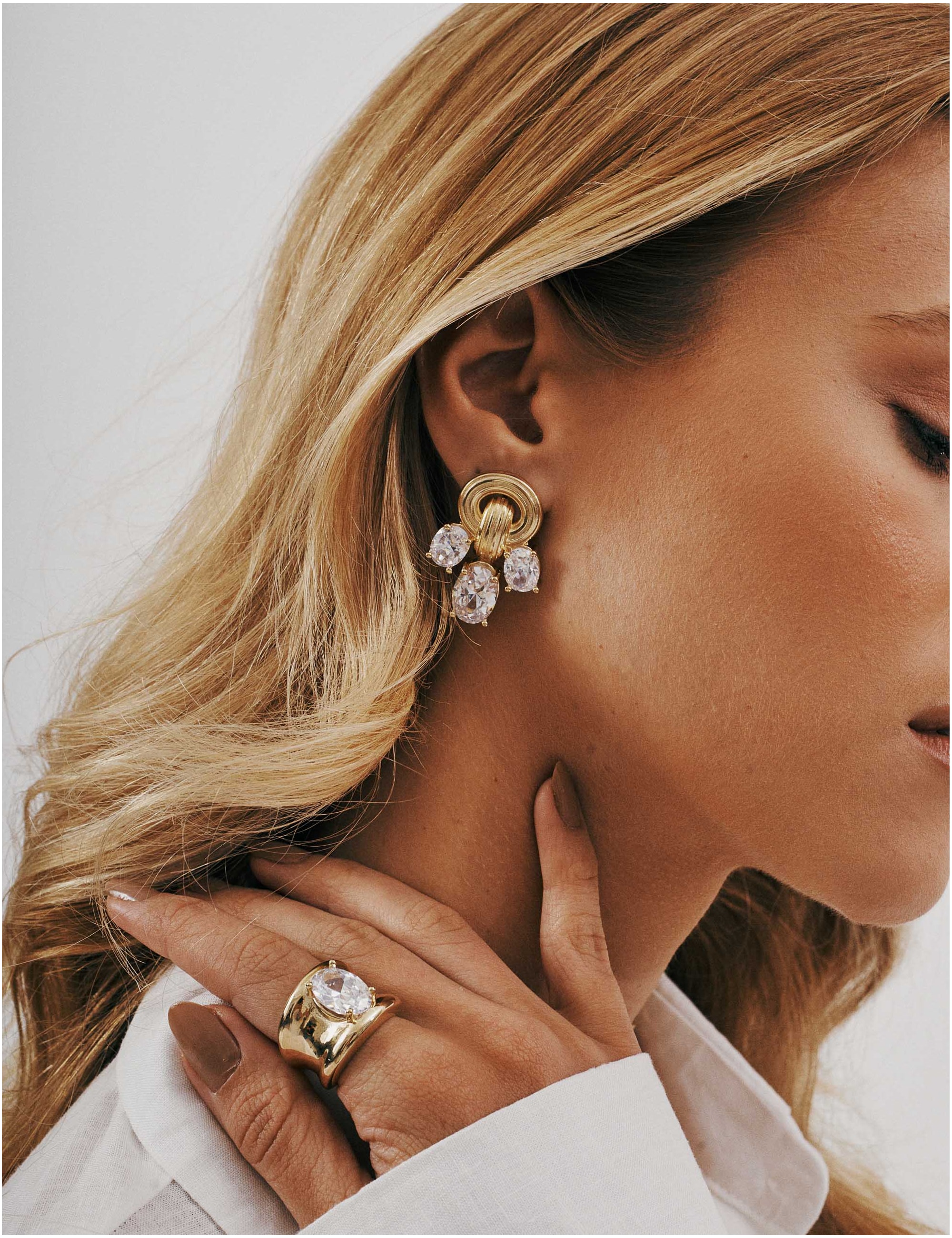 BRINCO TRIO CRISTAL OVAL - BR29263VO01